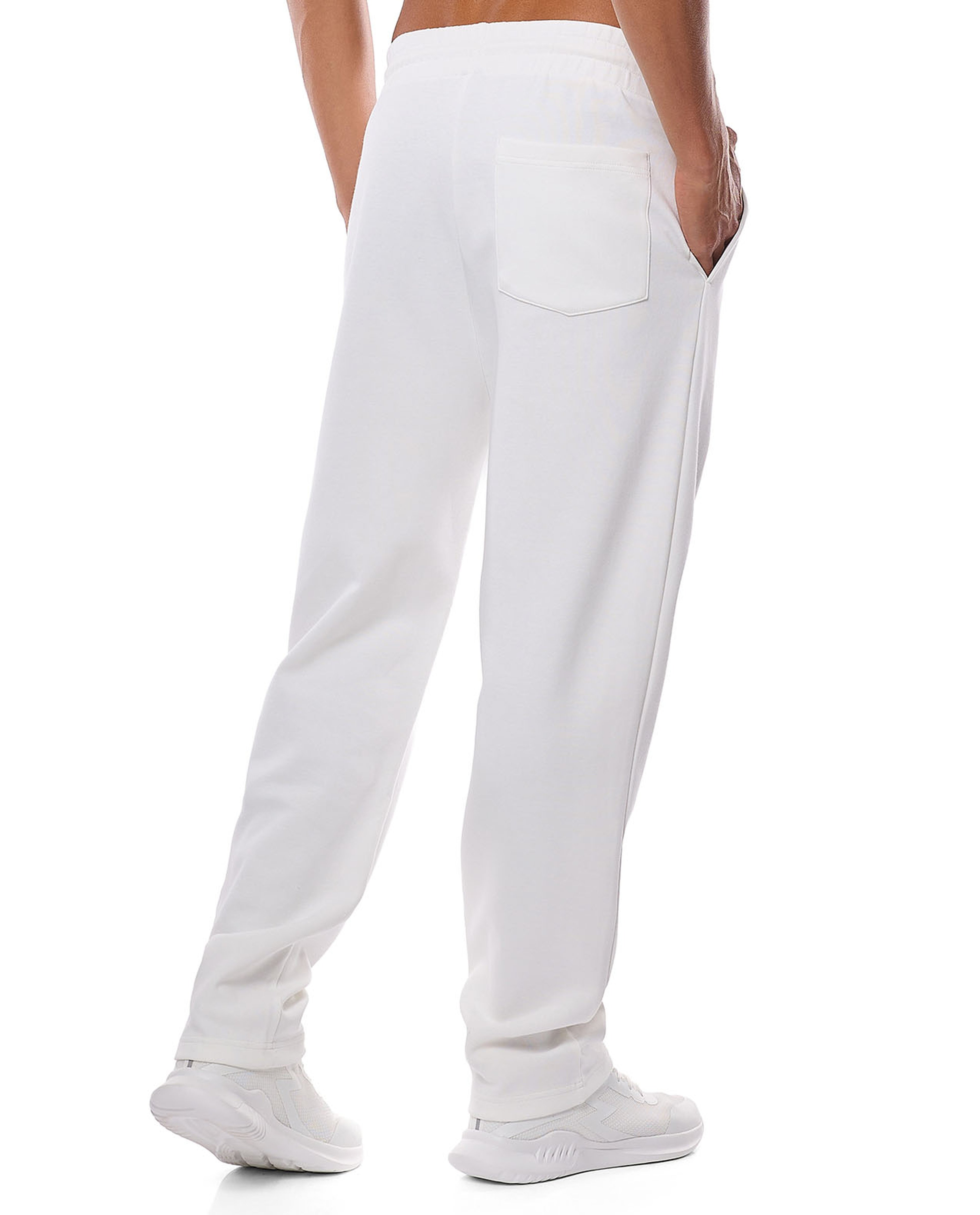 Solid Sweatpants with Drawstring Closure