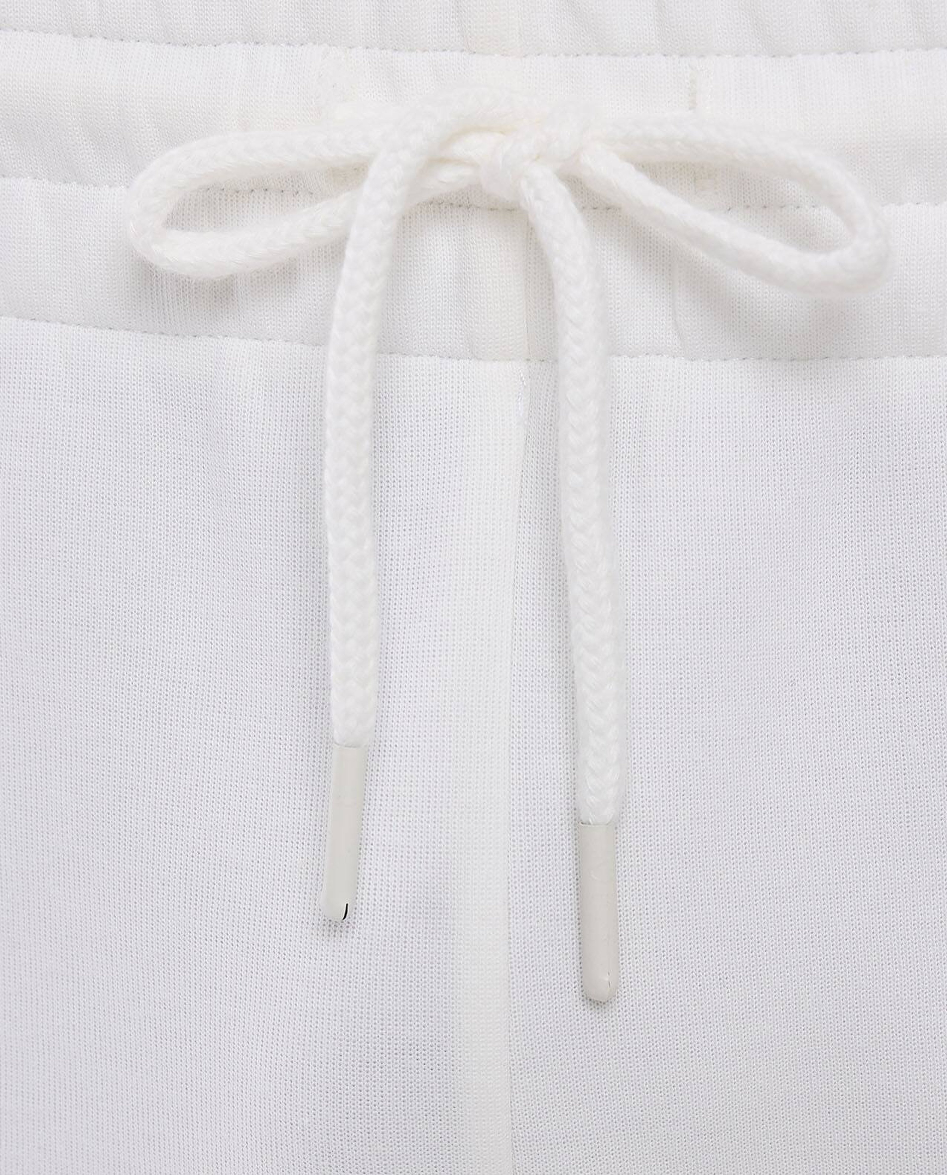 Solid Sweatpants with Drawstring Closure