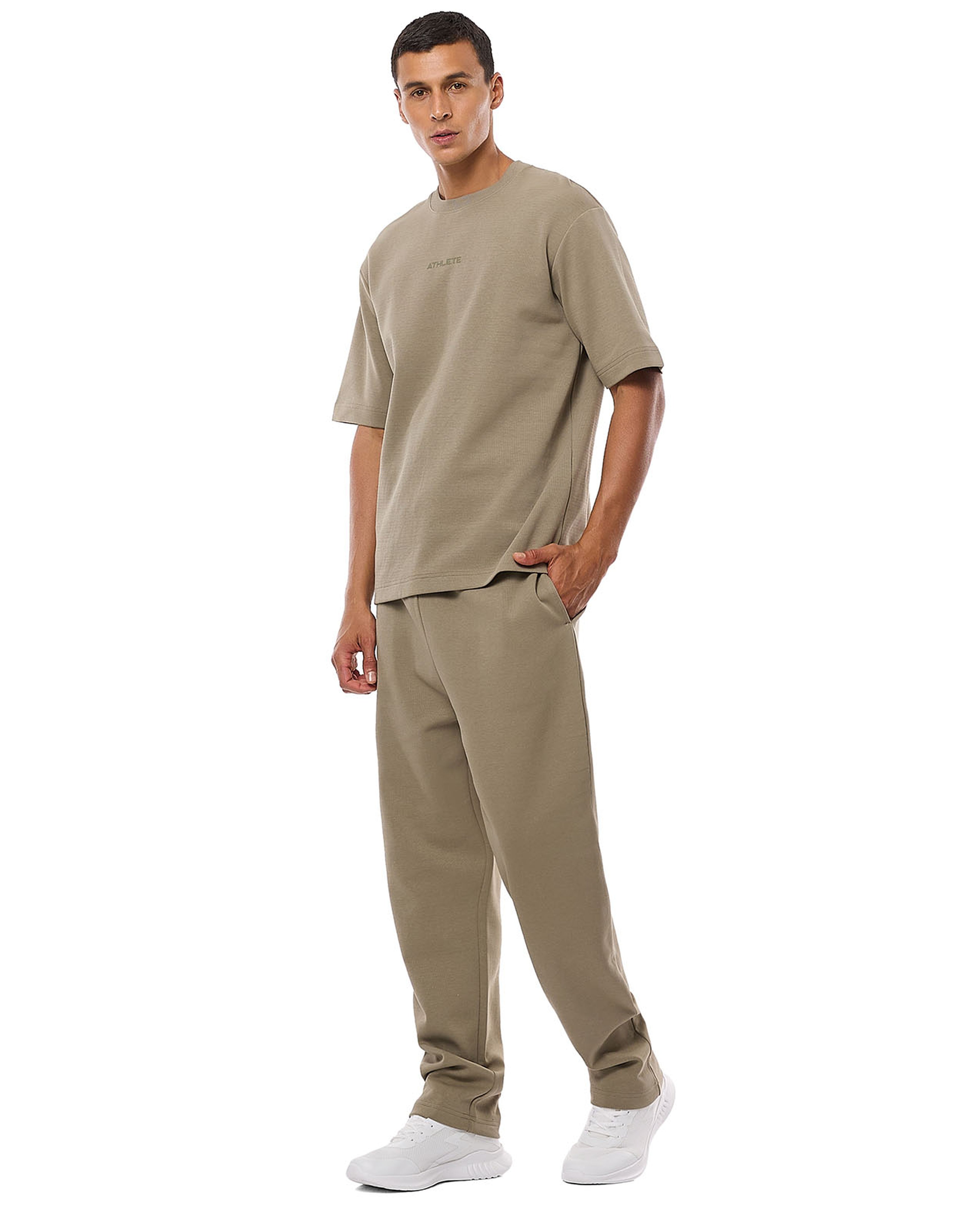 Solid Sweatpants with Drawstring Closure