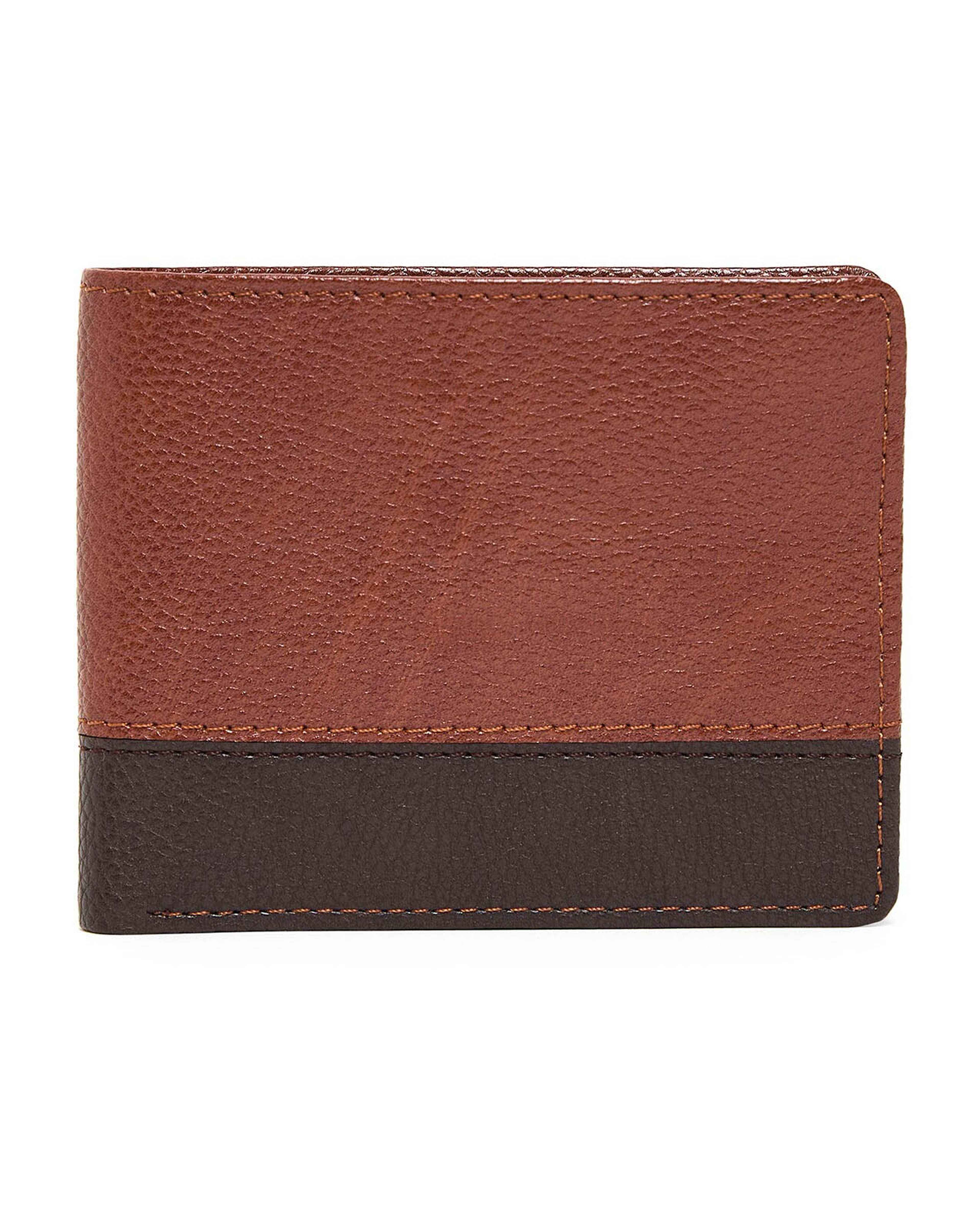 Color Block Bi-Fold Wallet