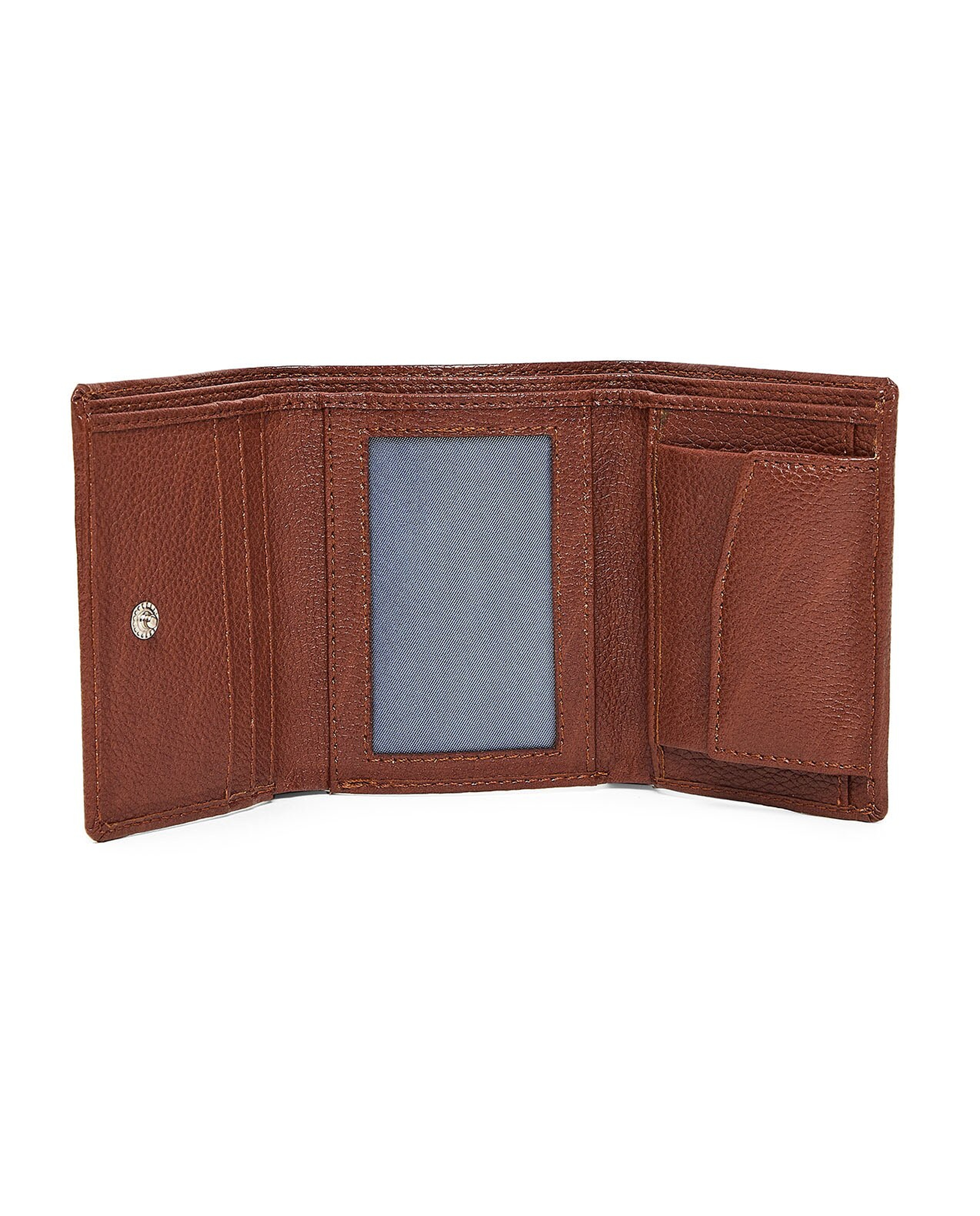 Textured Tri-Fold Wallet