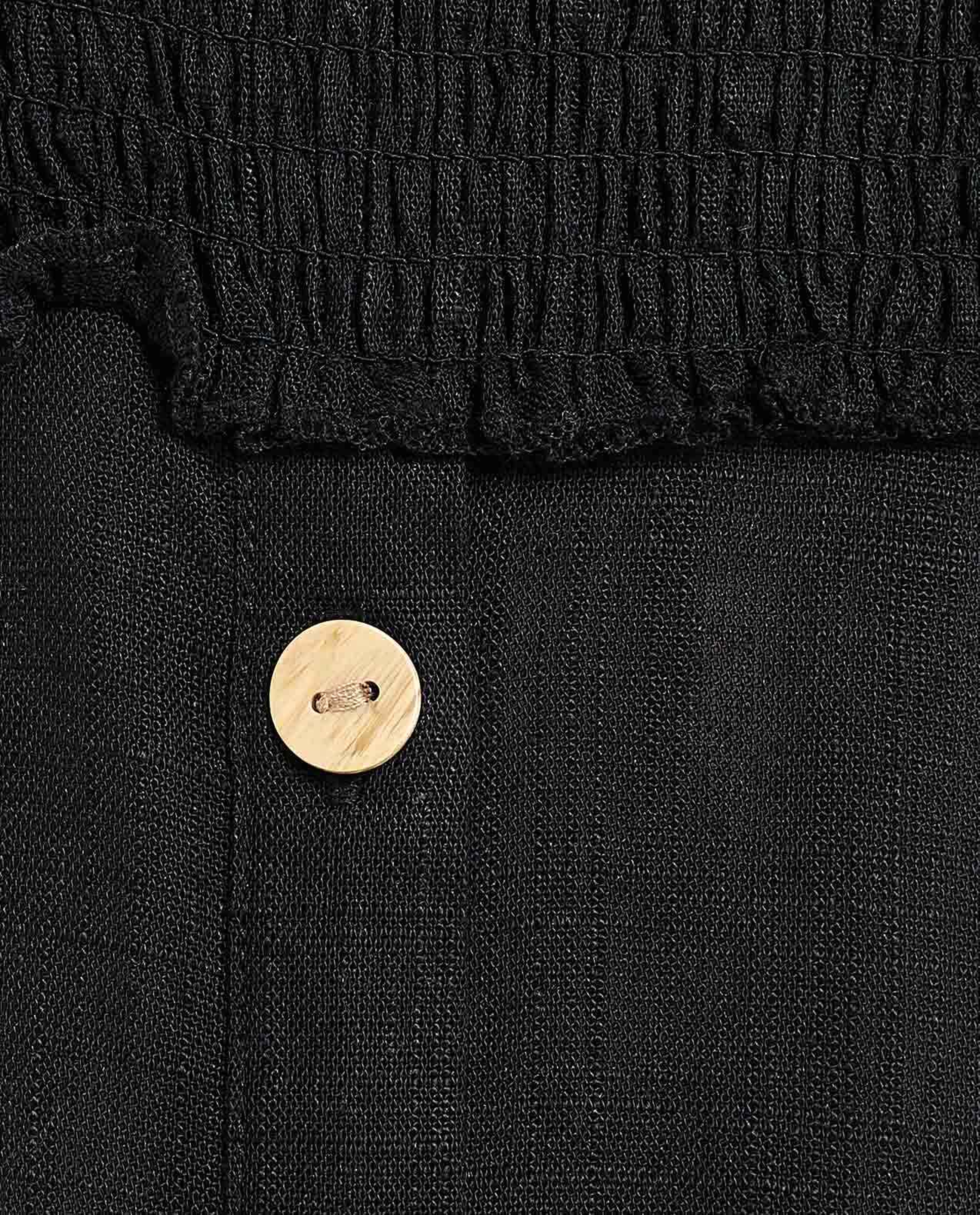 Smocked Strappy Midi Dress with Square Neck