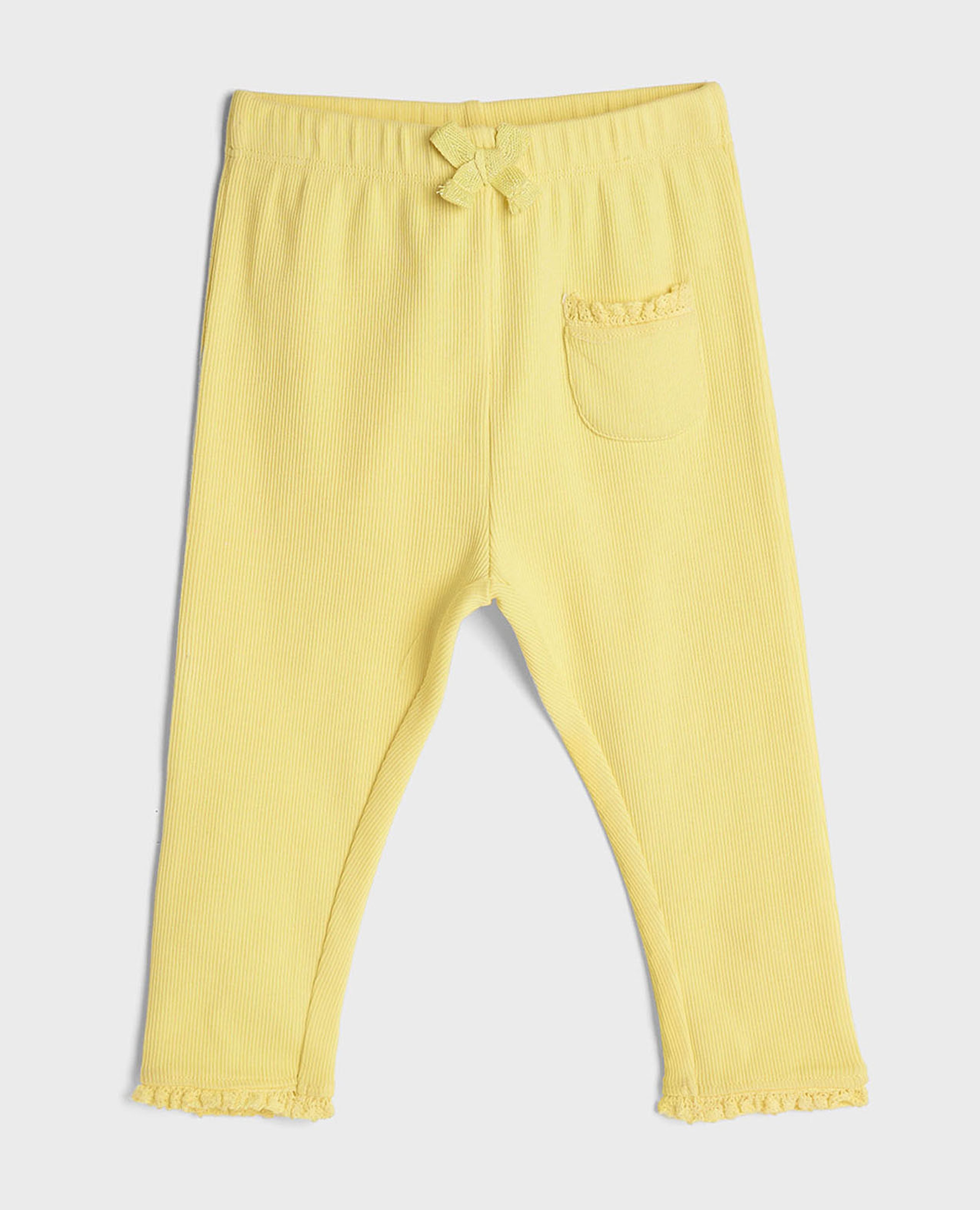 بنطال بتفاصيل جيوب ورباط