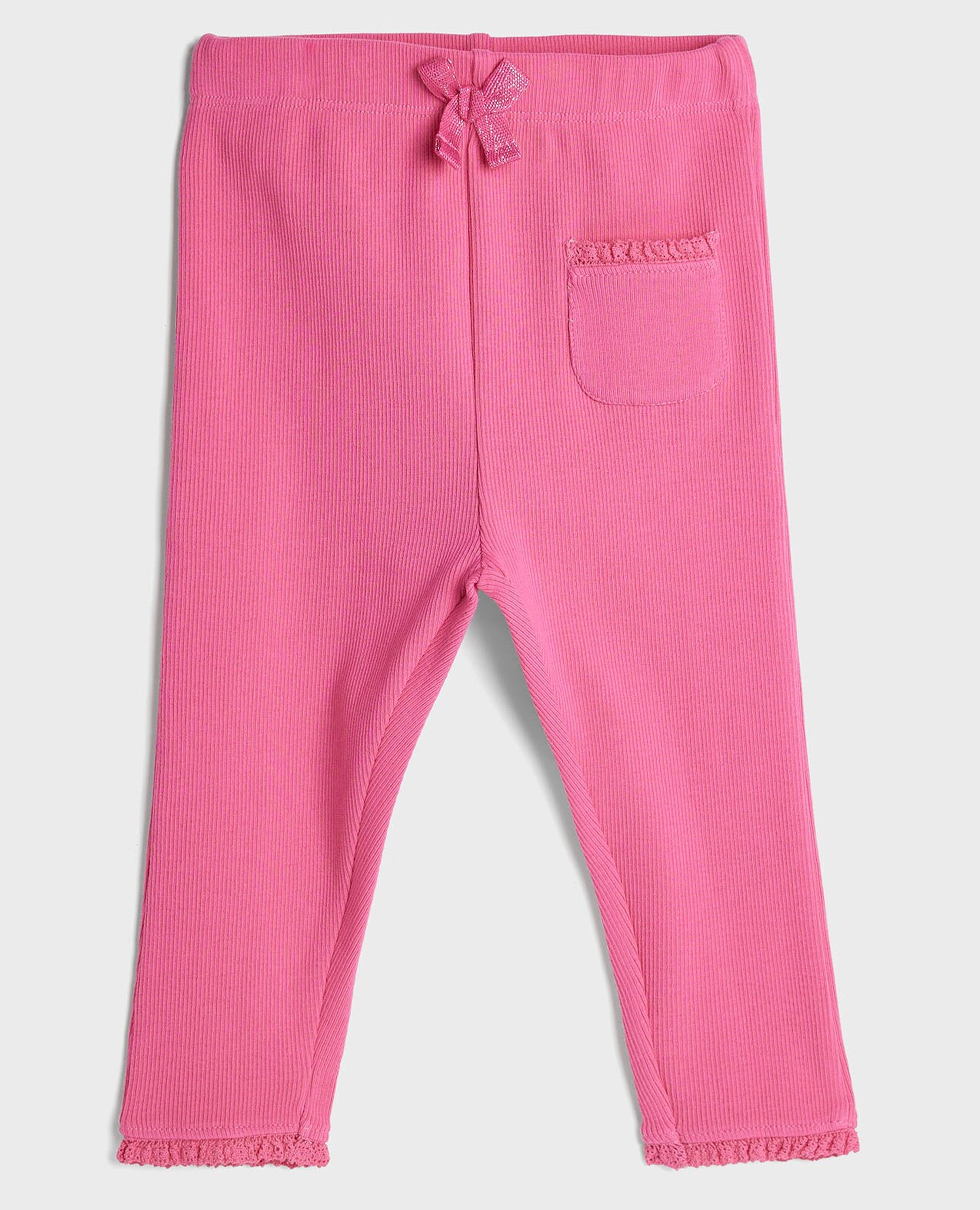 بنطال بتفاصيل جيوب ورباط