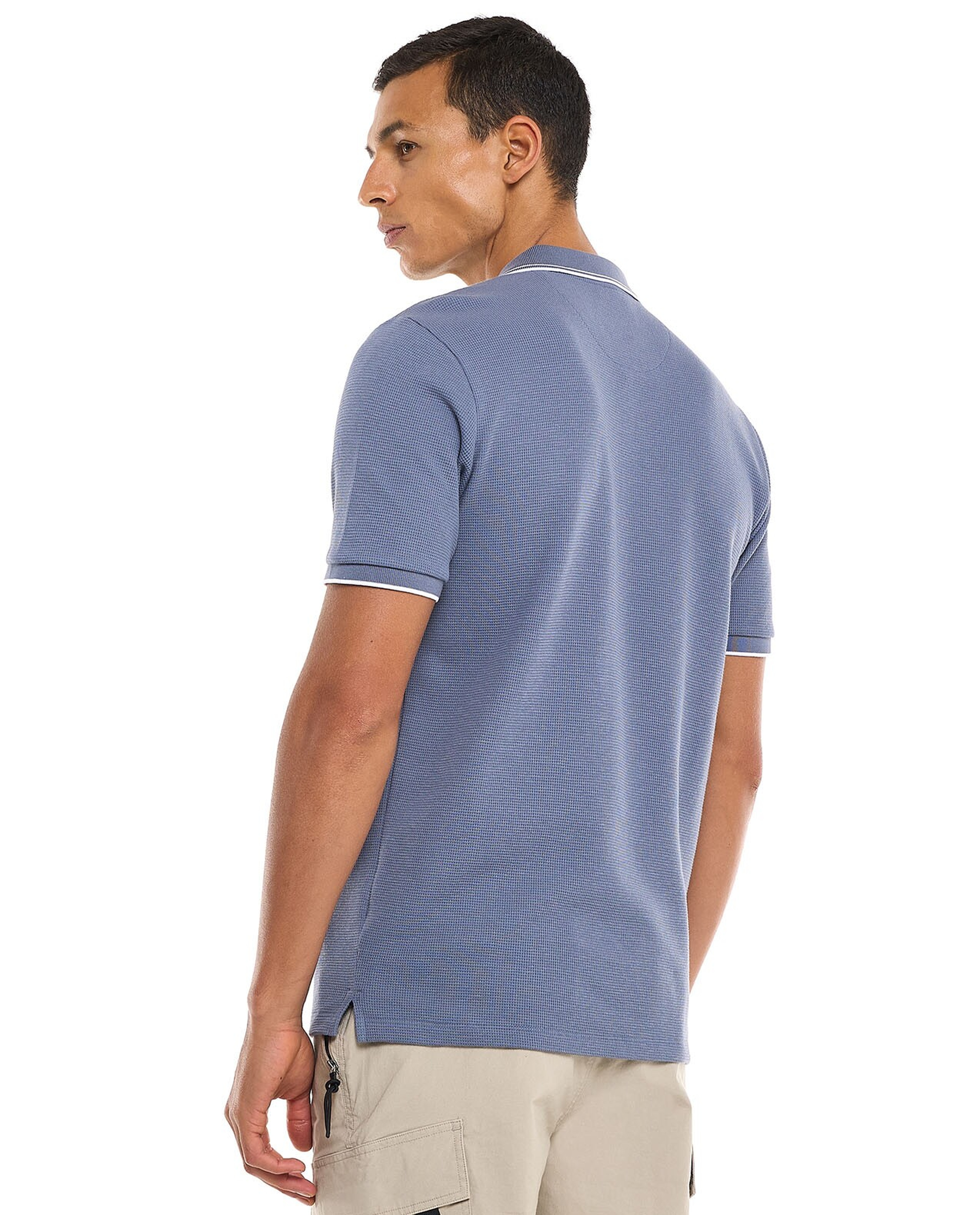 Logo Detail Polo T-Shirt with Short Sleeves