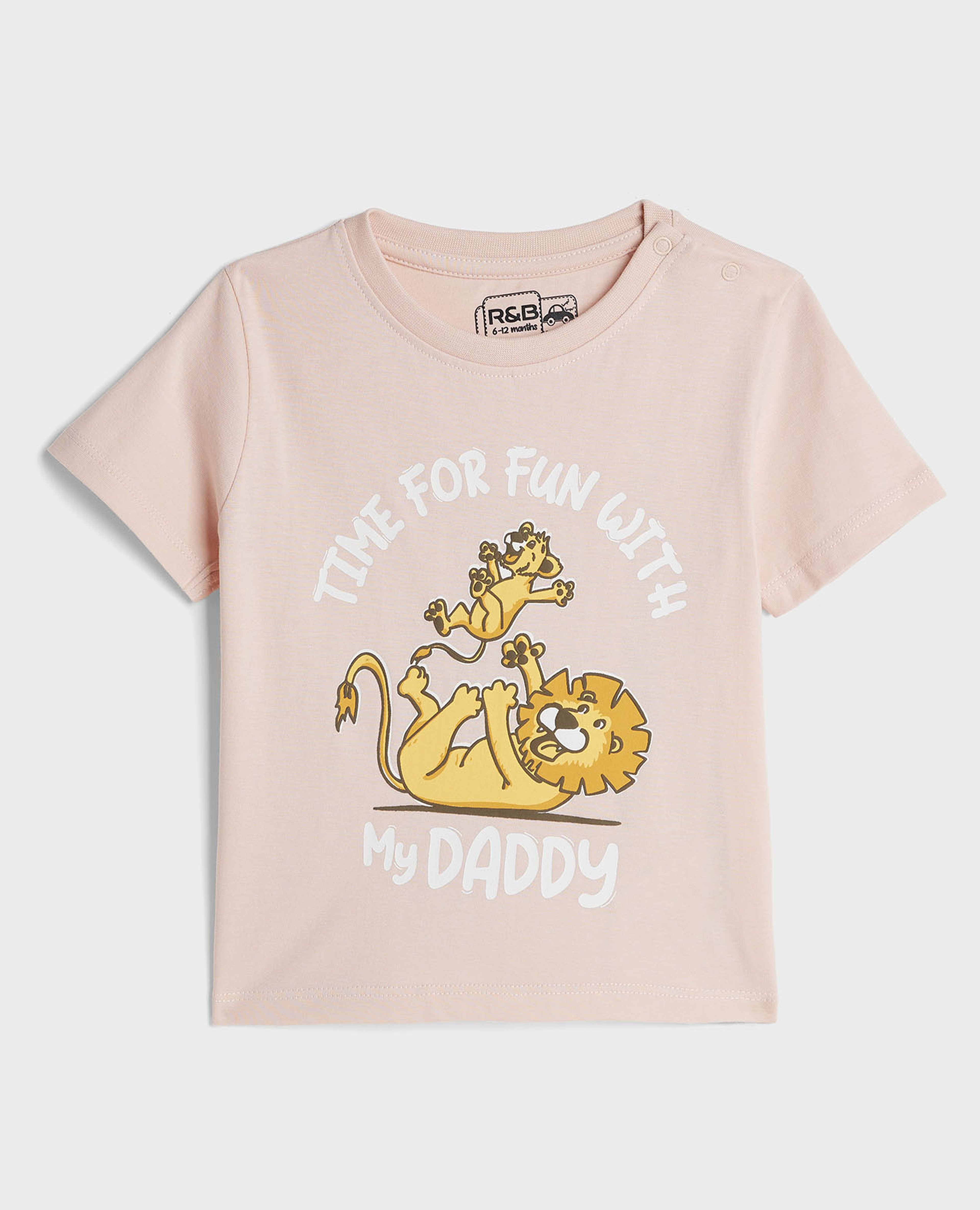 Printed T-Shirt with Crew Neck and Short Sleeves