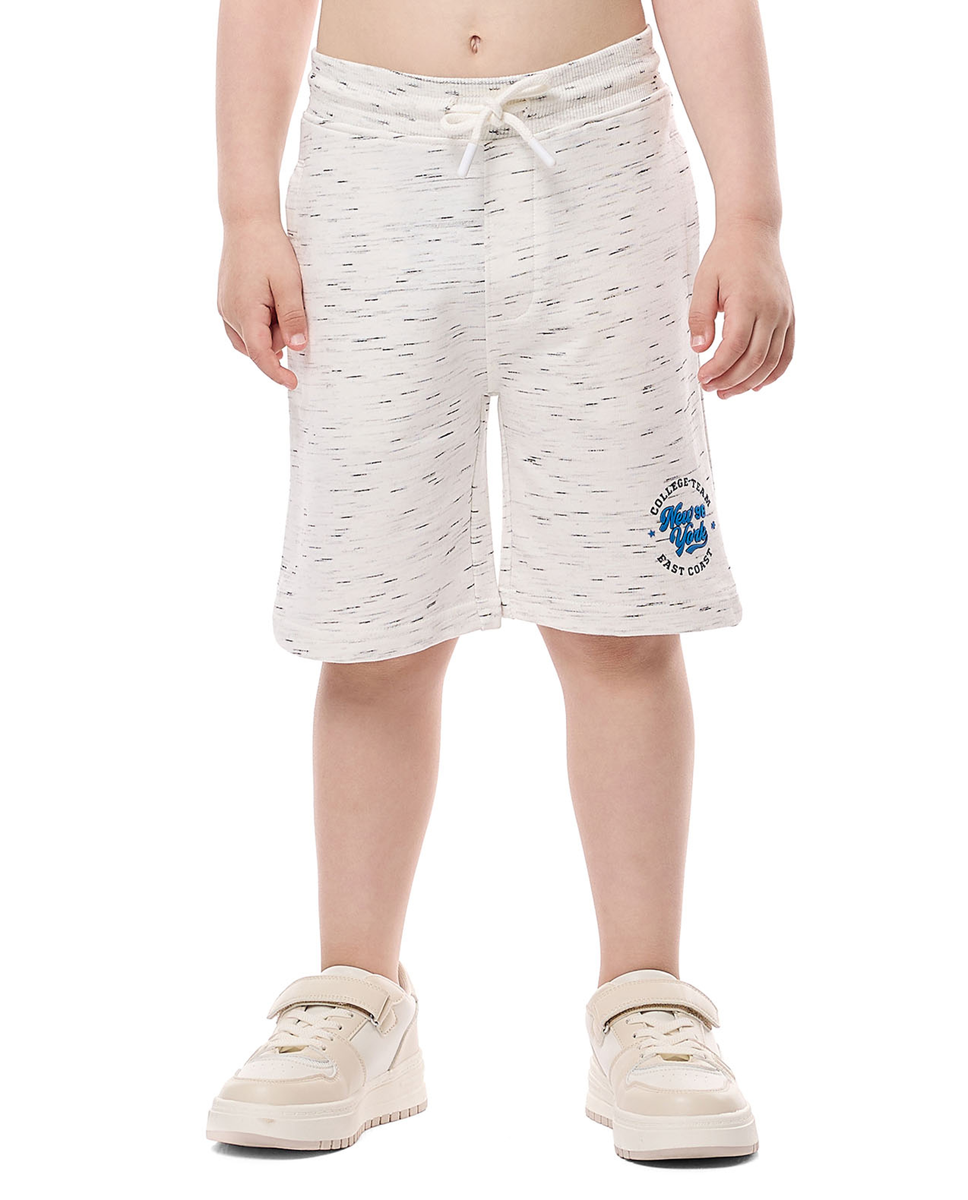 Printed Shorts with Drawstring Closure