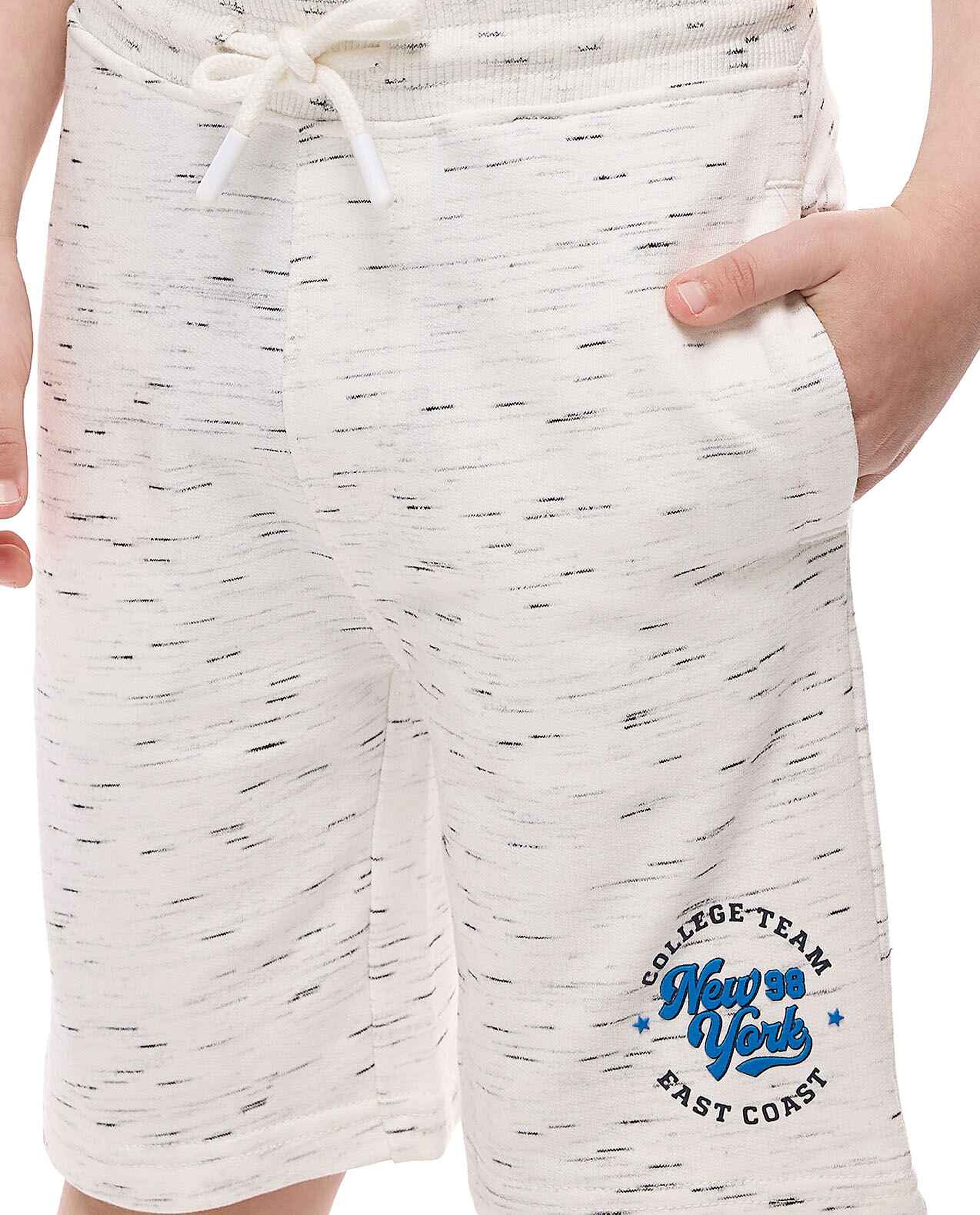 Printed Shorts with Drawstring Closure