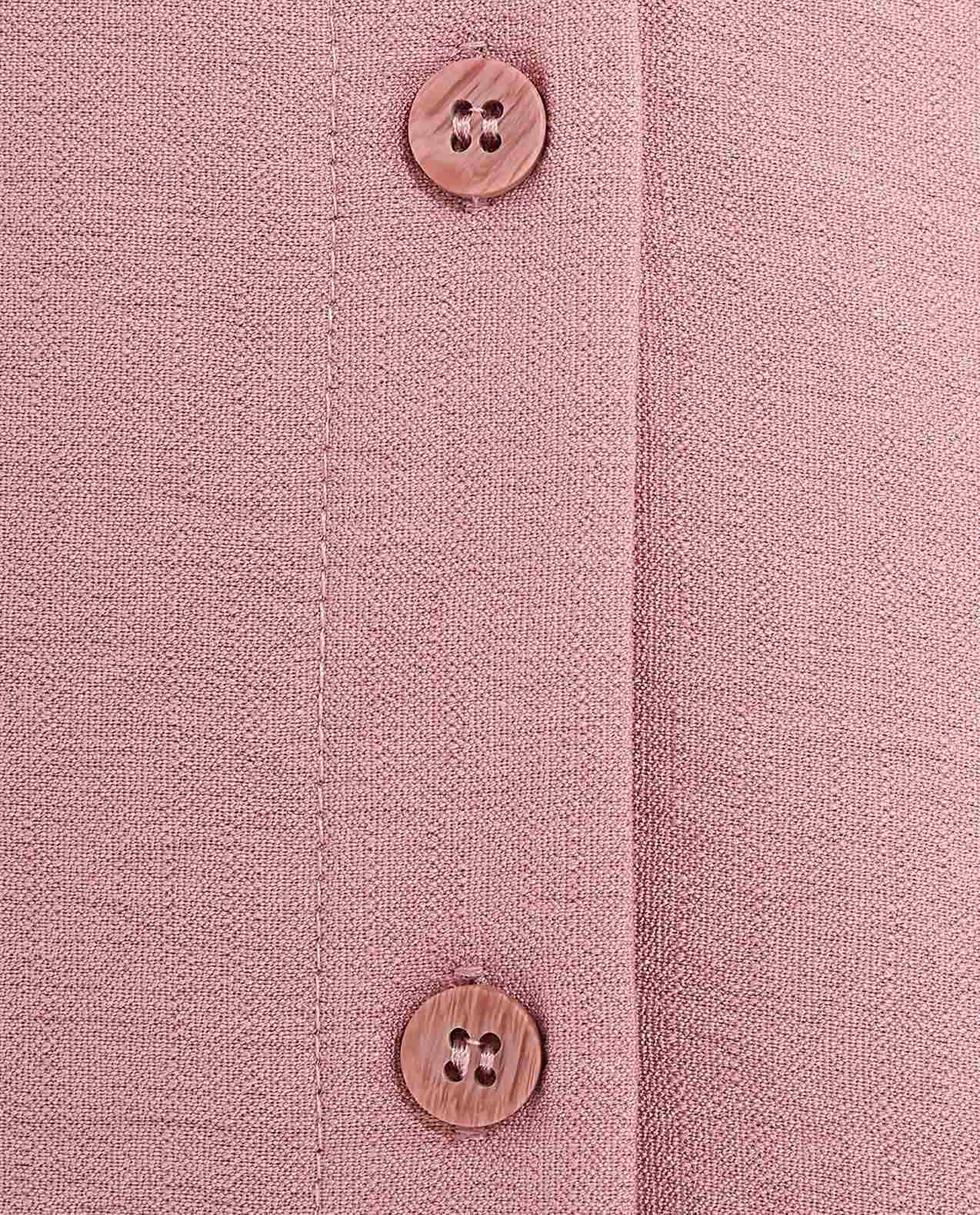 Crinkled Tunic with Classic Collar and Long Sleeves