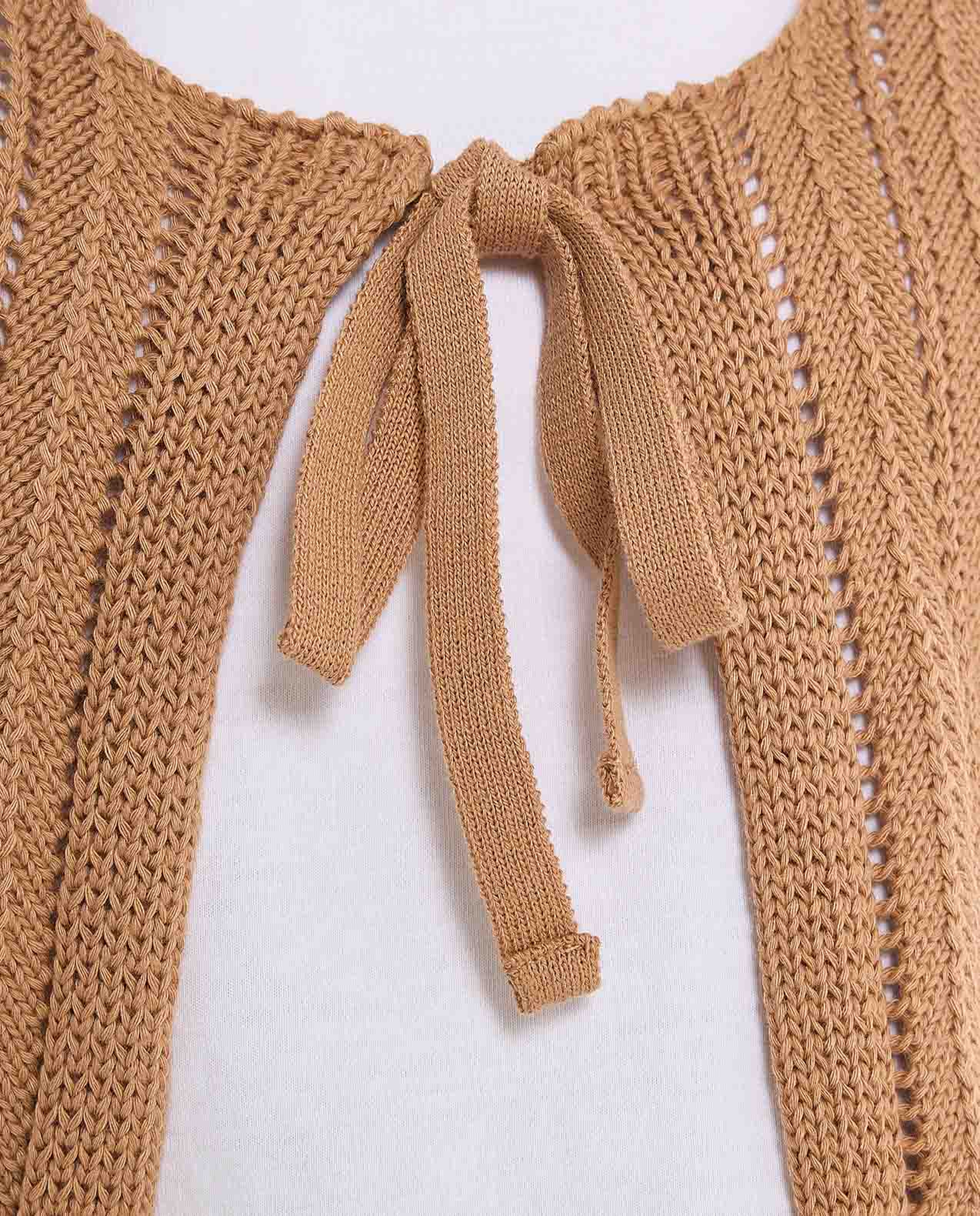 Vest Style T-Shirt with Crew Neck and Short Sleeves