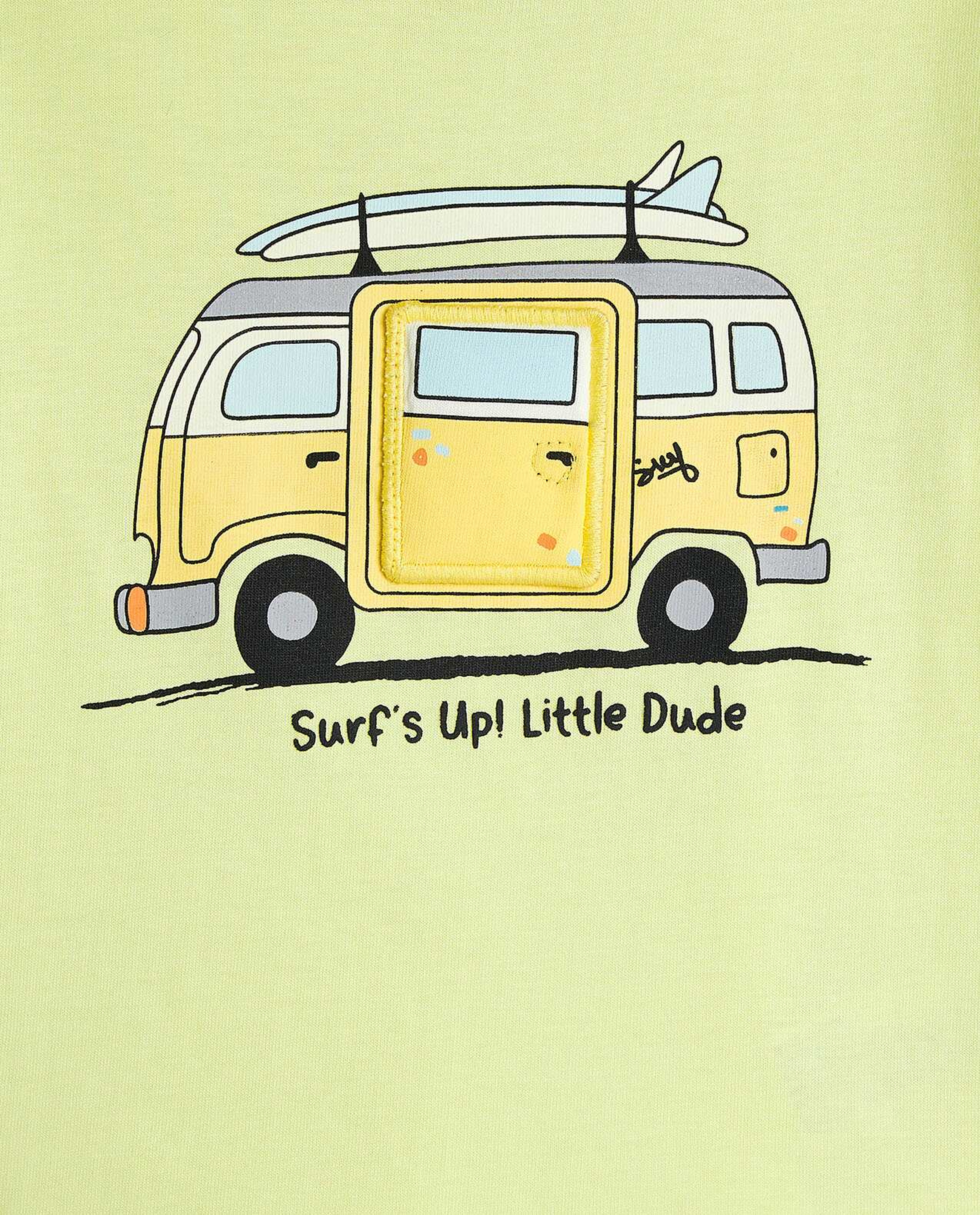 Embroidered T-Shirt with Crew Neck and Short Sleeves