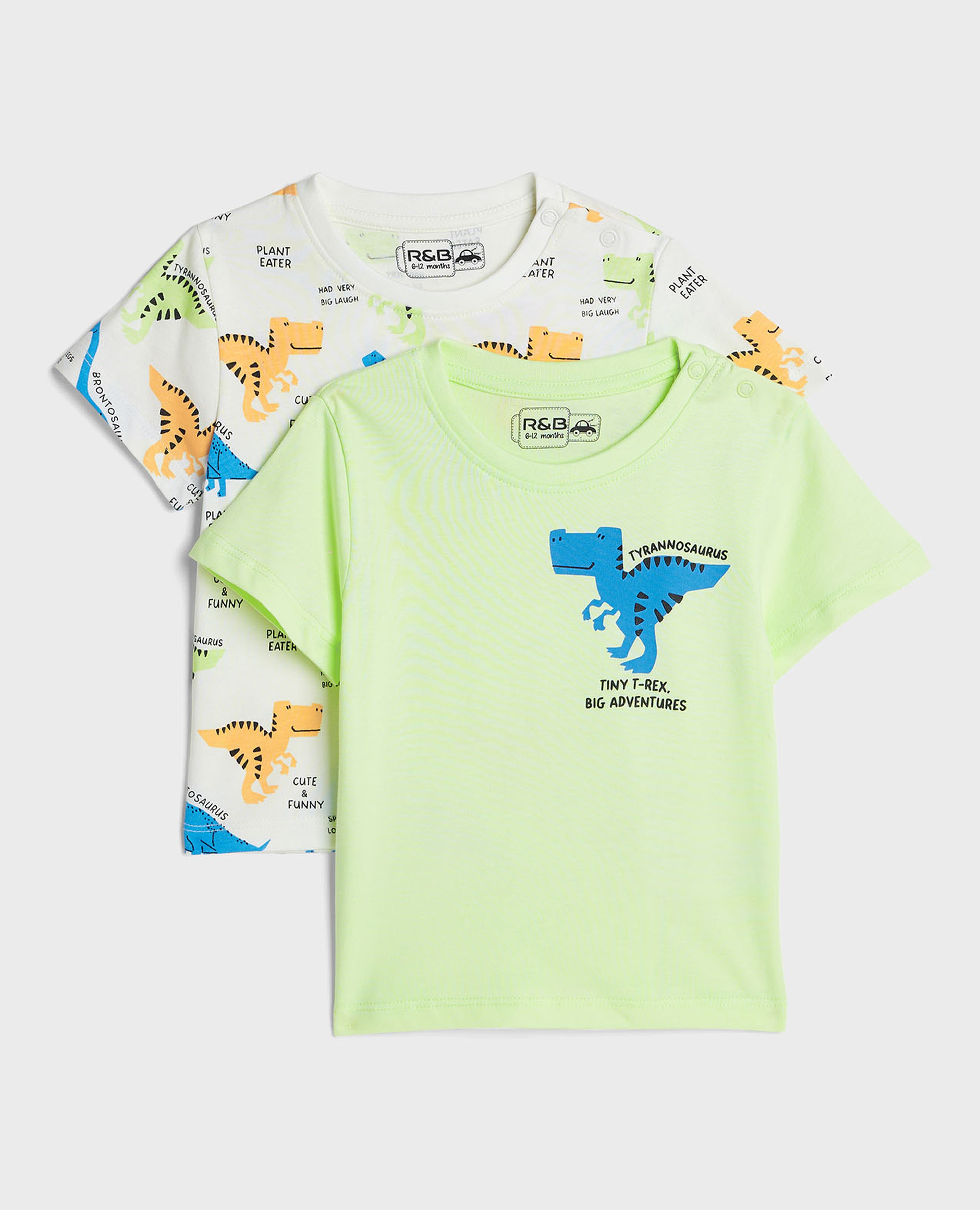 تيشيرت بطبعة - قطعتين