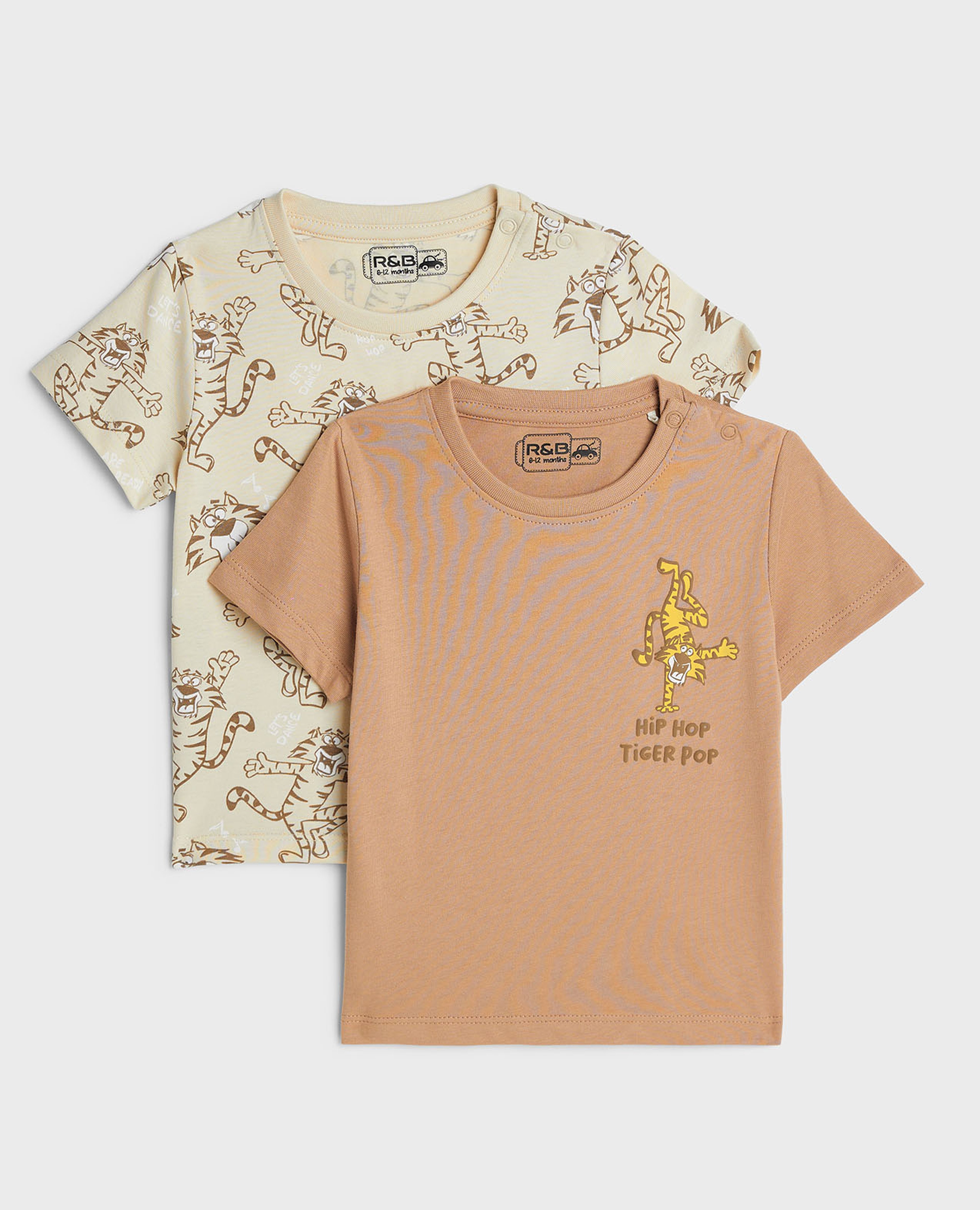 Pack of 2 Printed T-Shirts