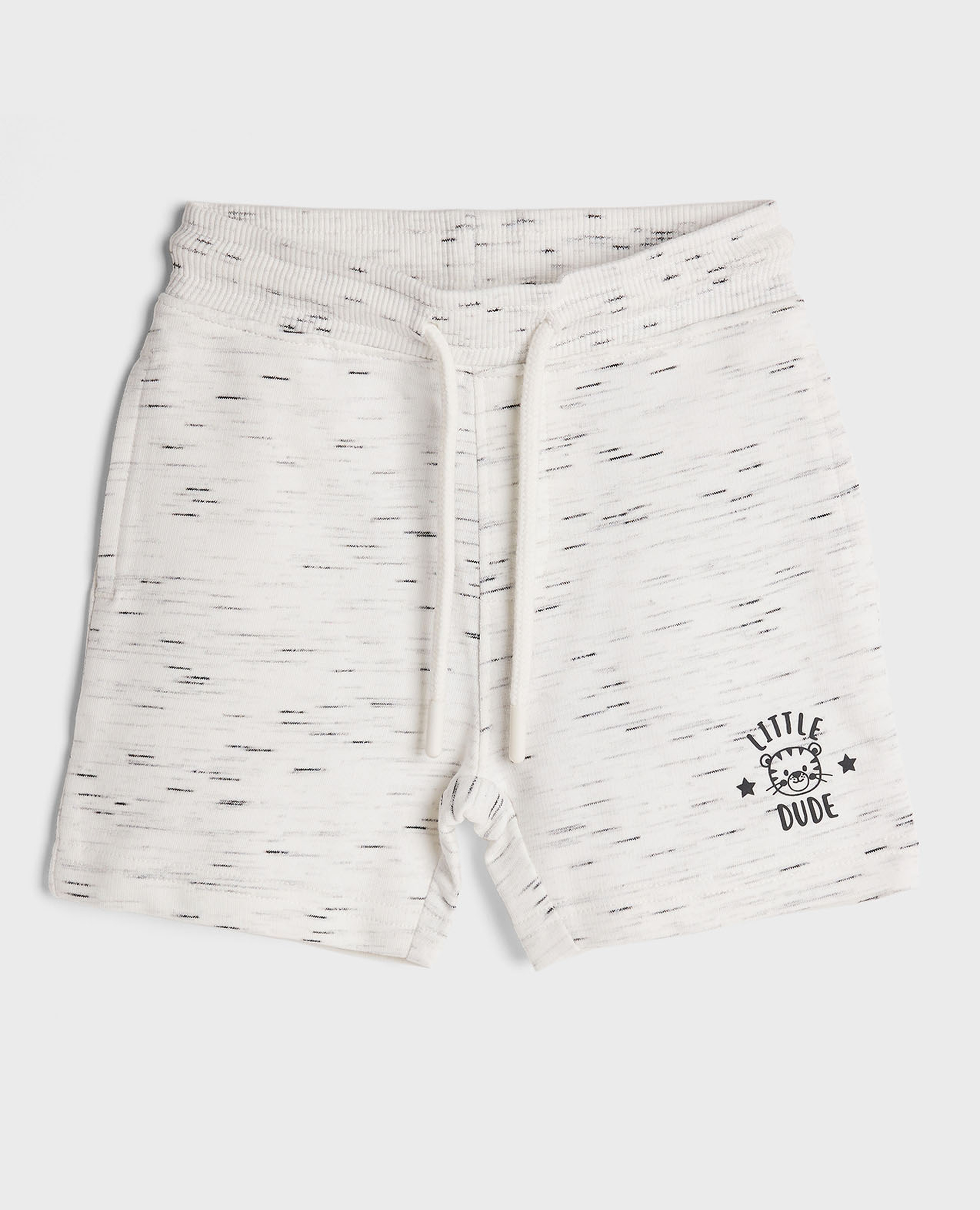 Printed Shorts with Drawstring Closure
