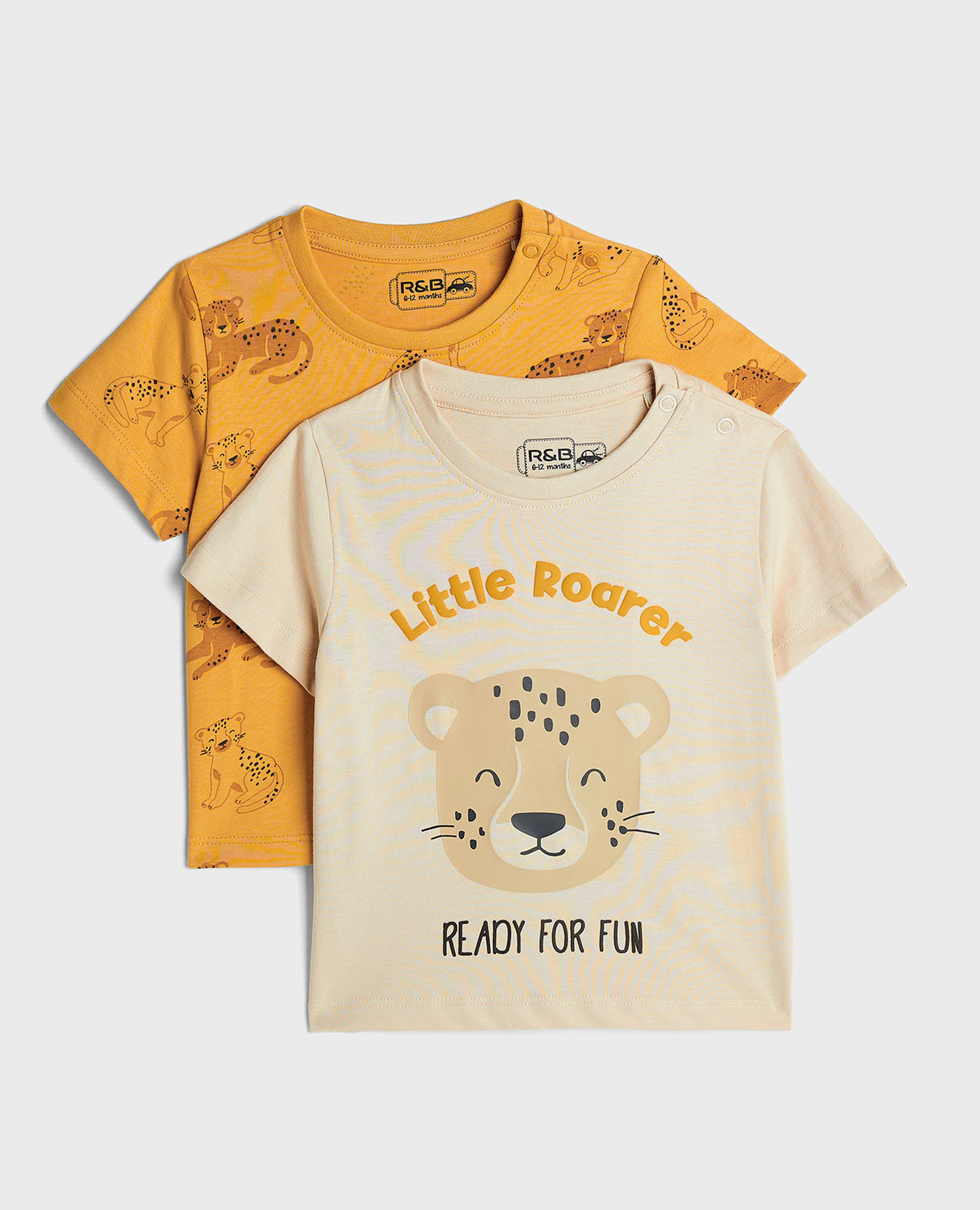 تيشيرت بطبعة - قطعتين