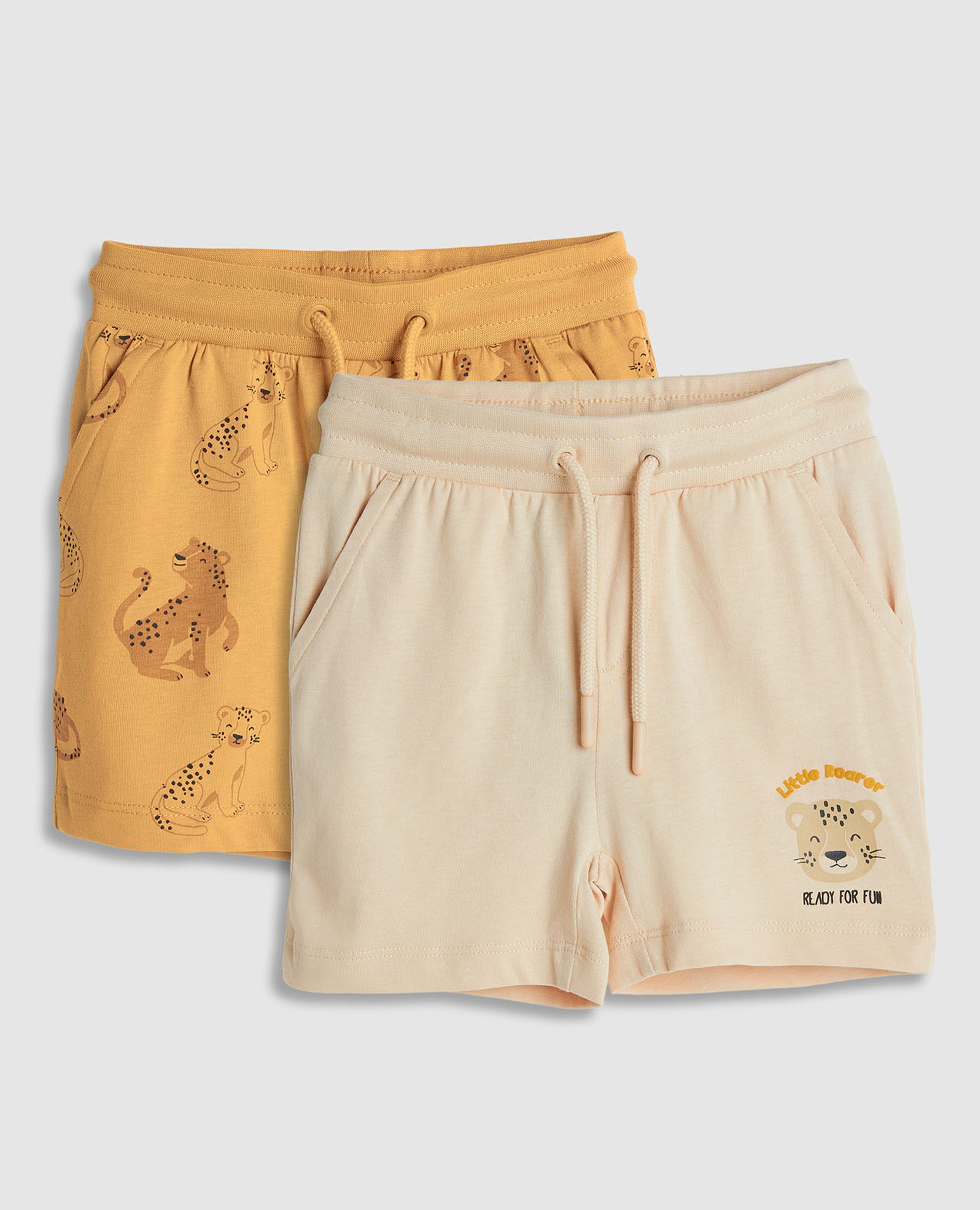 شورت بطبعة - قطعتين