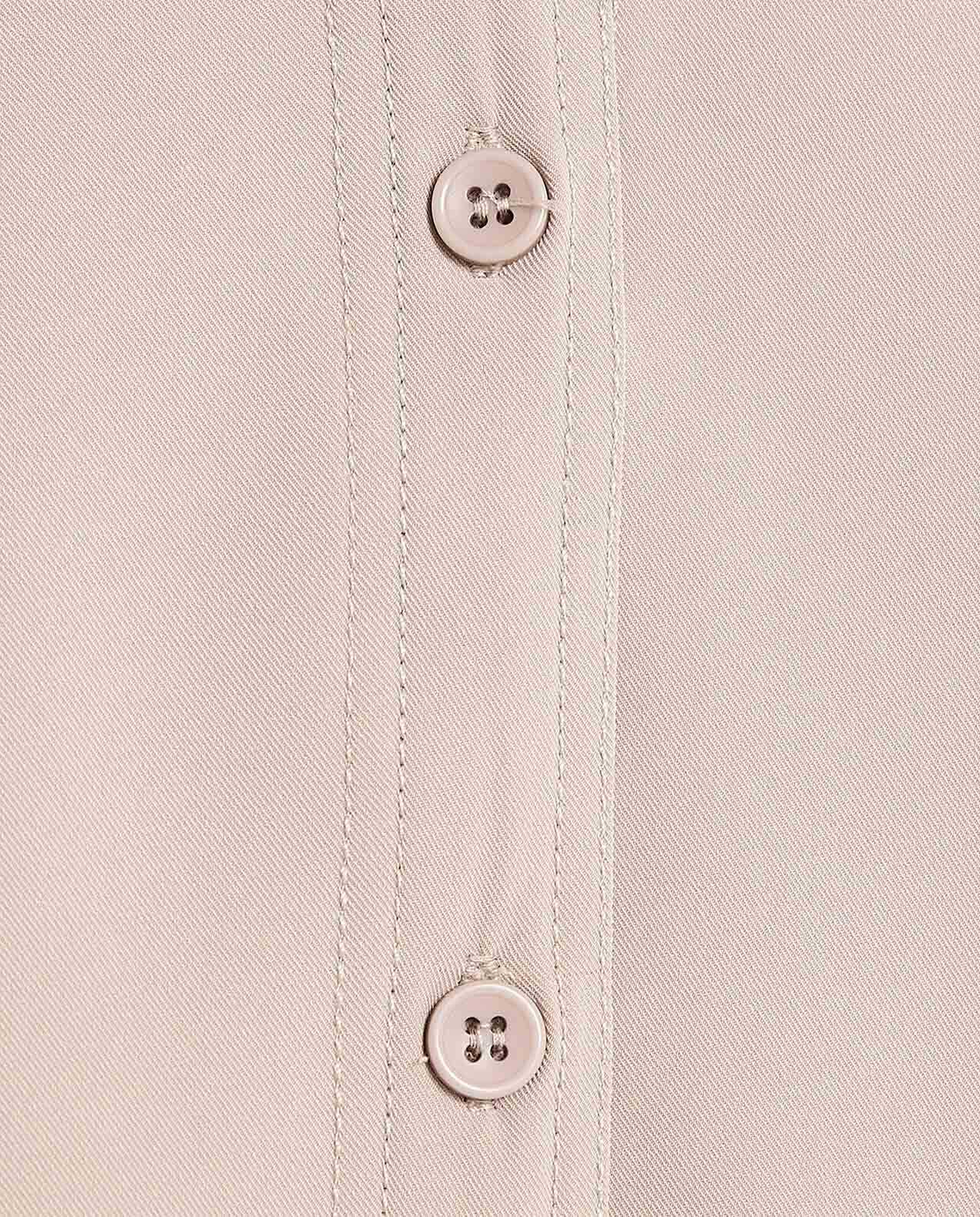 Solid Shirt with Classic Collar and 3/4 Sleeves