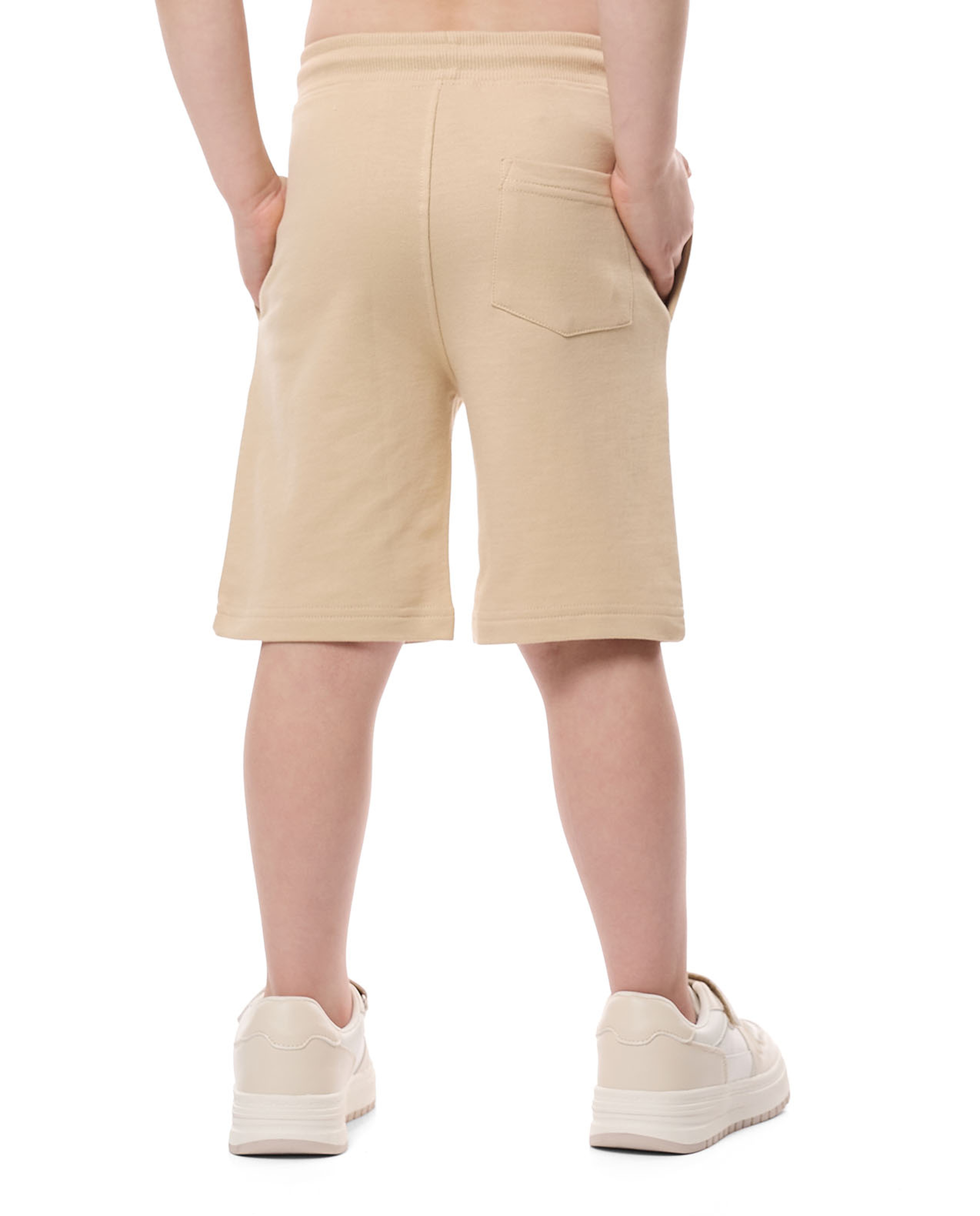 Printed Shorts with Drawstring Closure