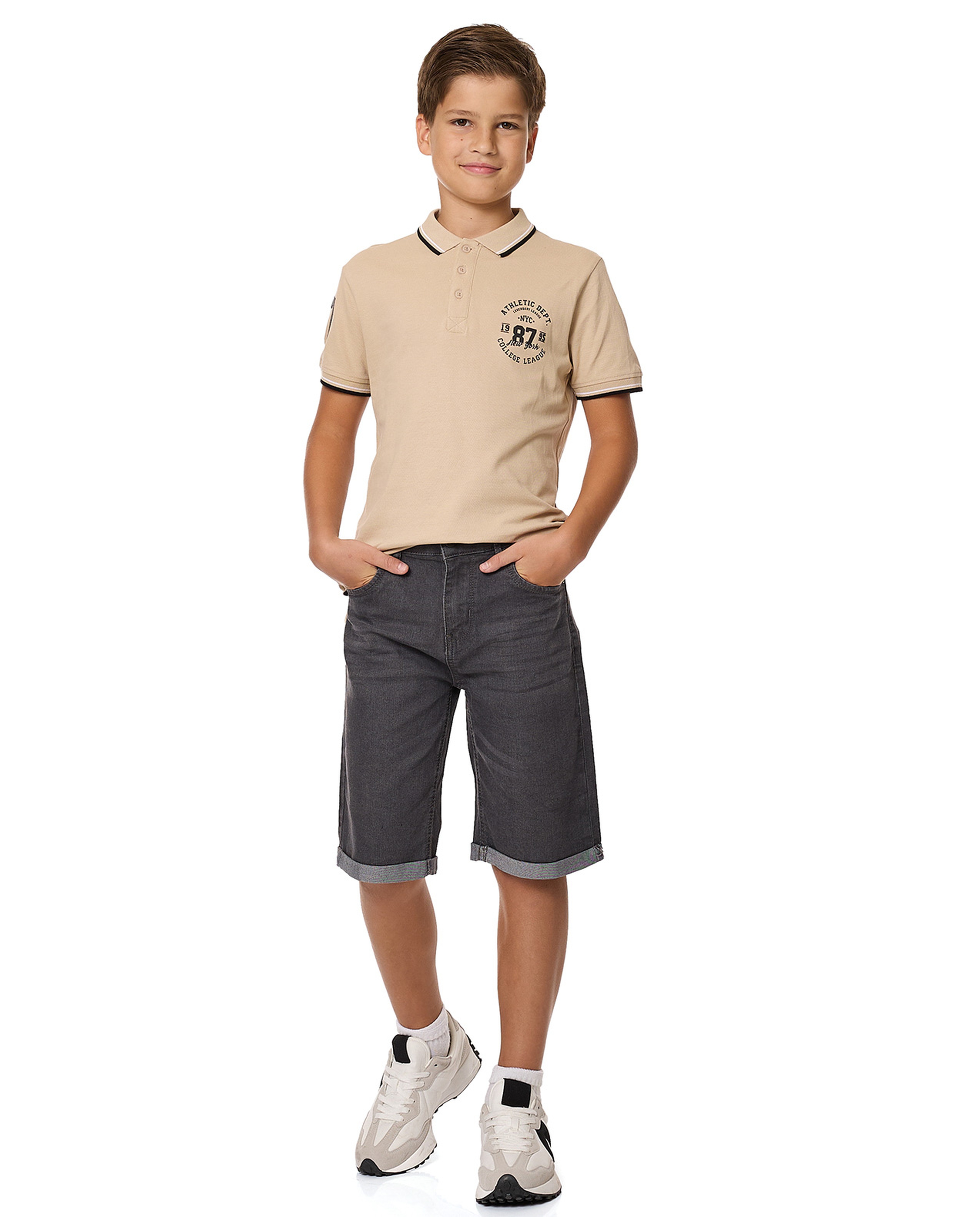 شورت دينيم  بأزرار