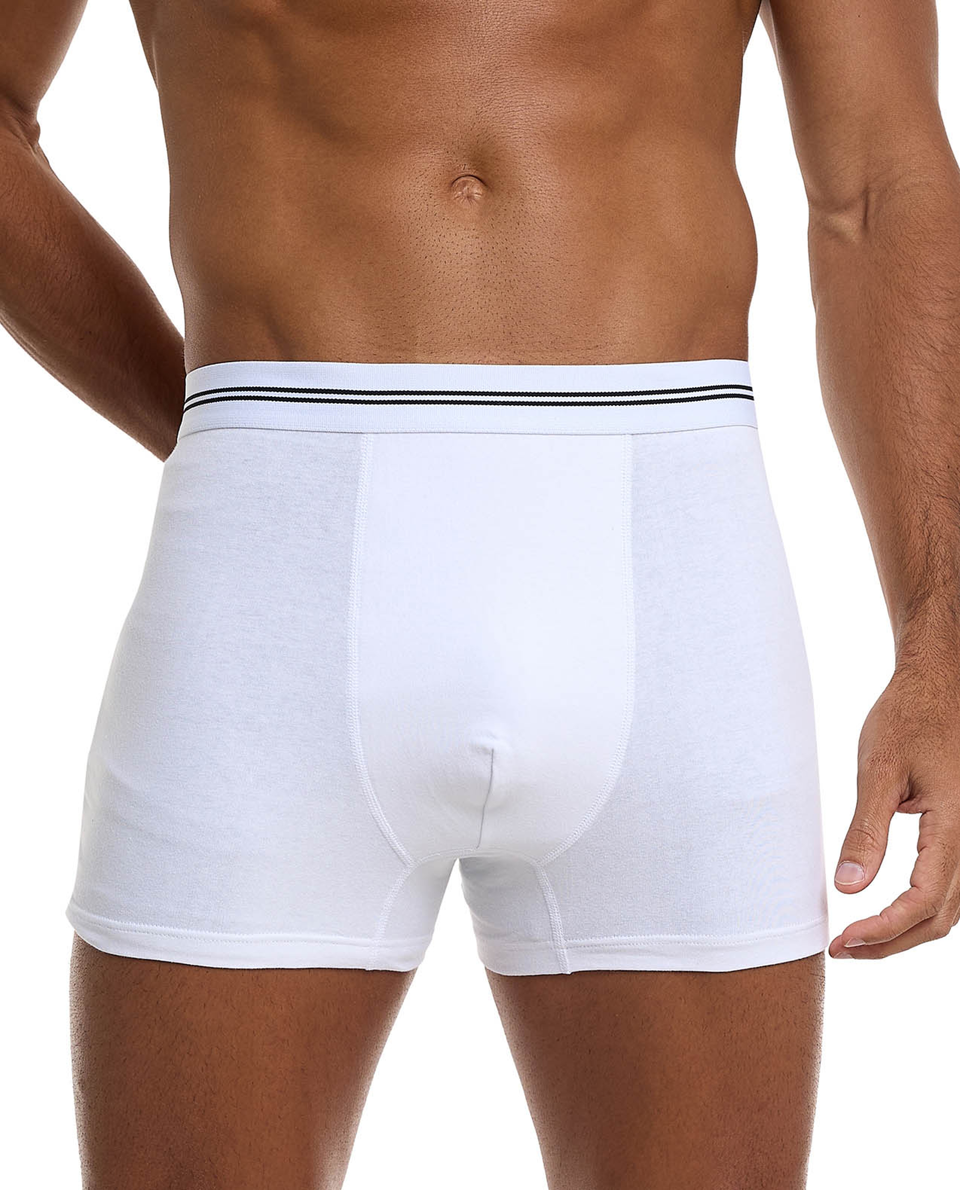 3 Pack Solid Boxer Briefs