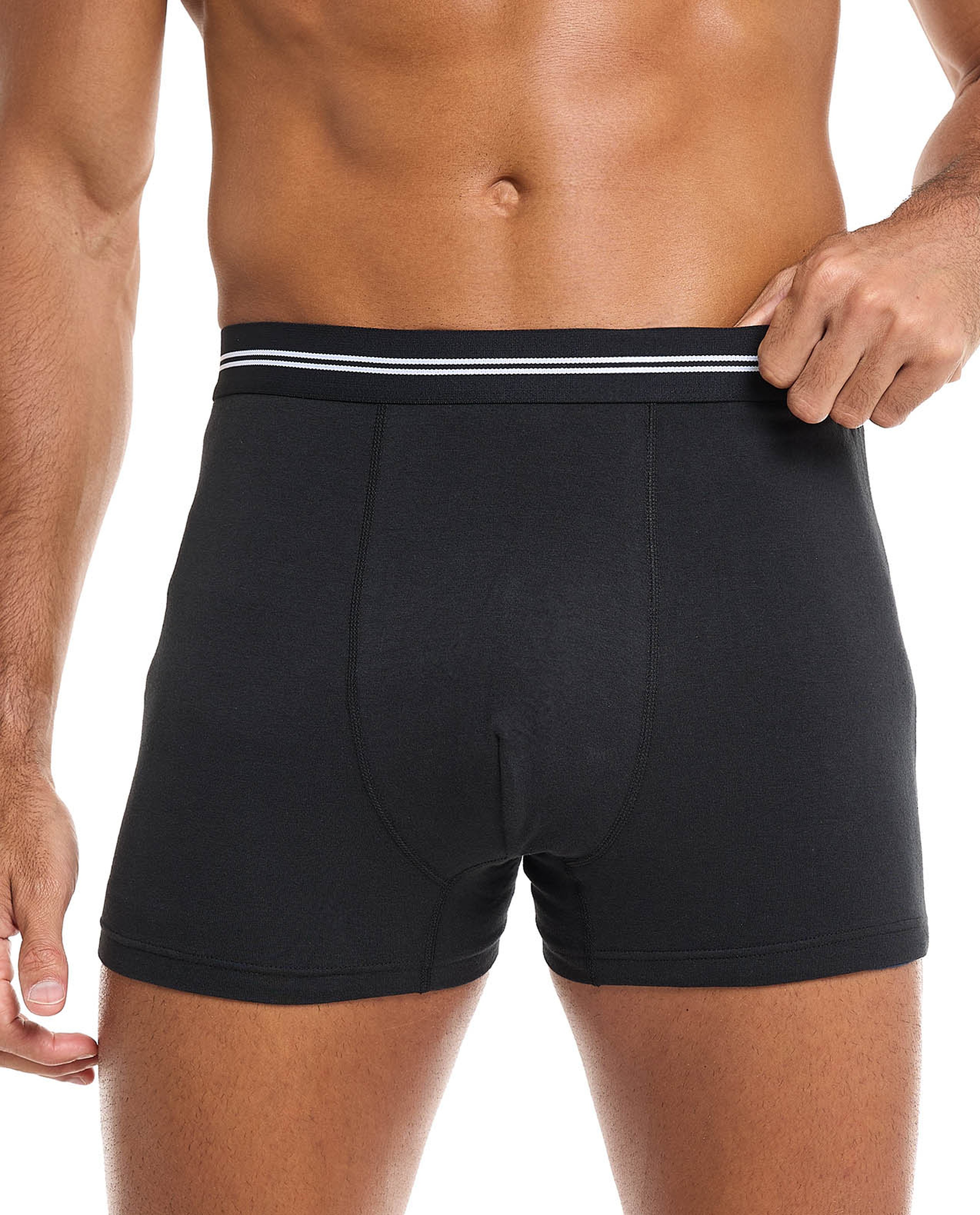 3 Pack Solid Boxer Briefs