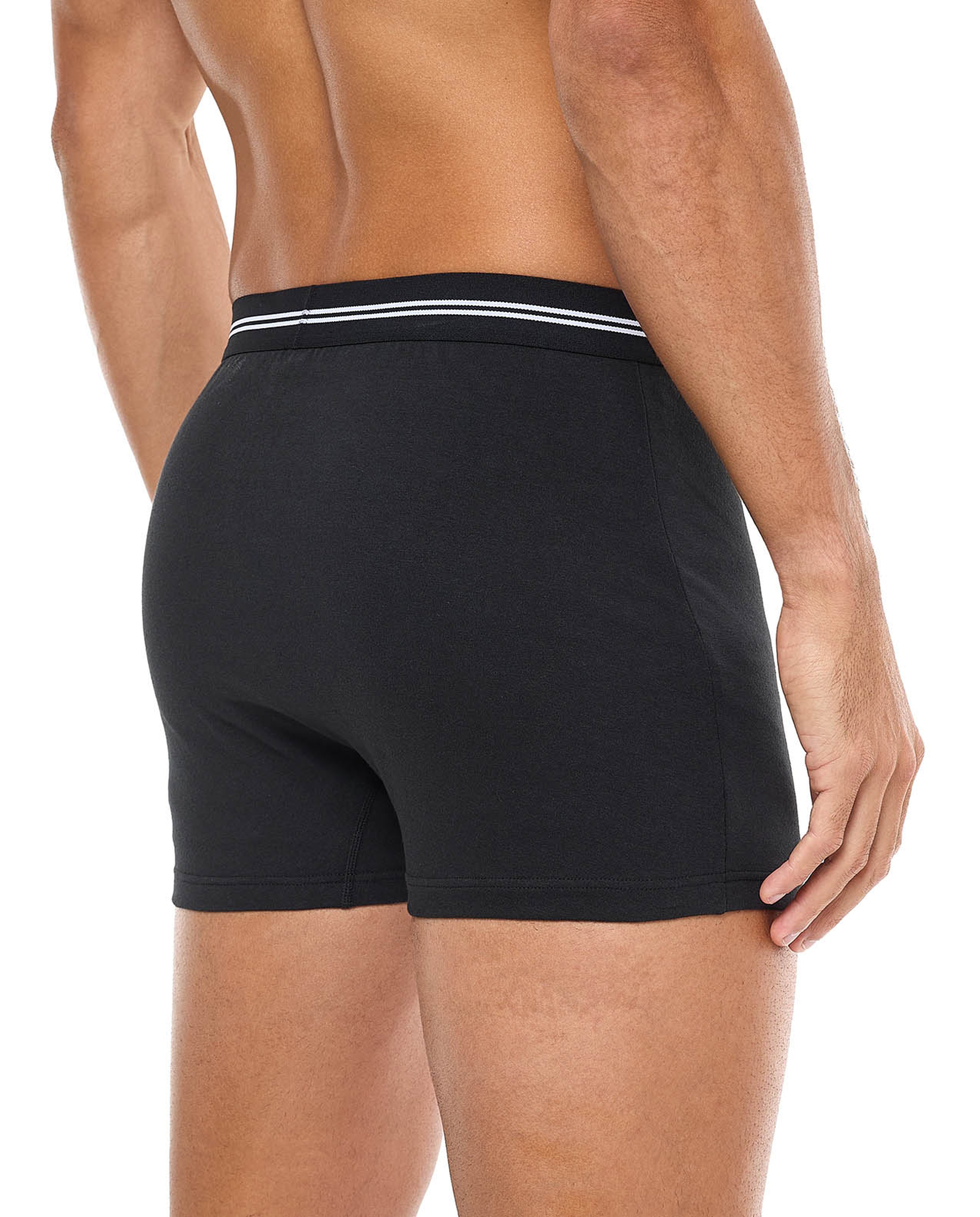 3 Pack Solid Boxer Briefs