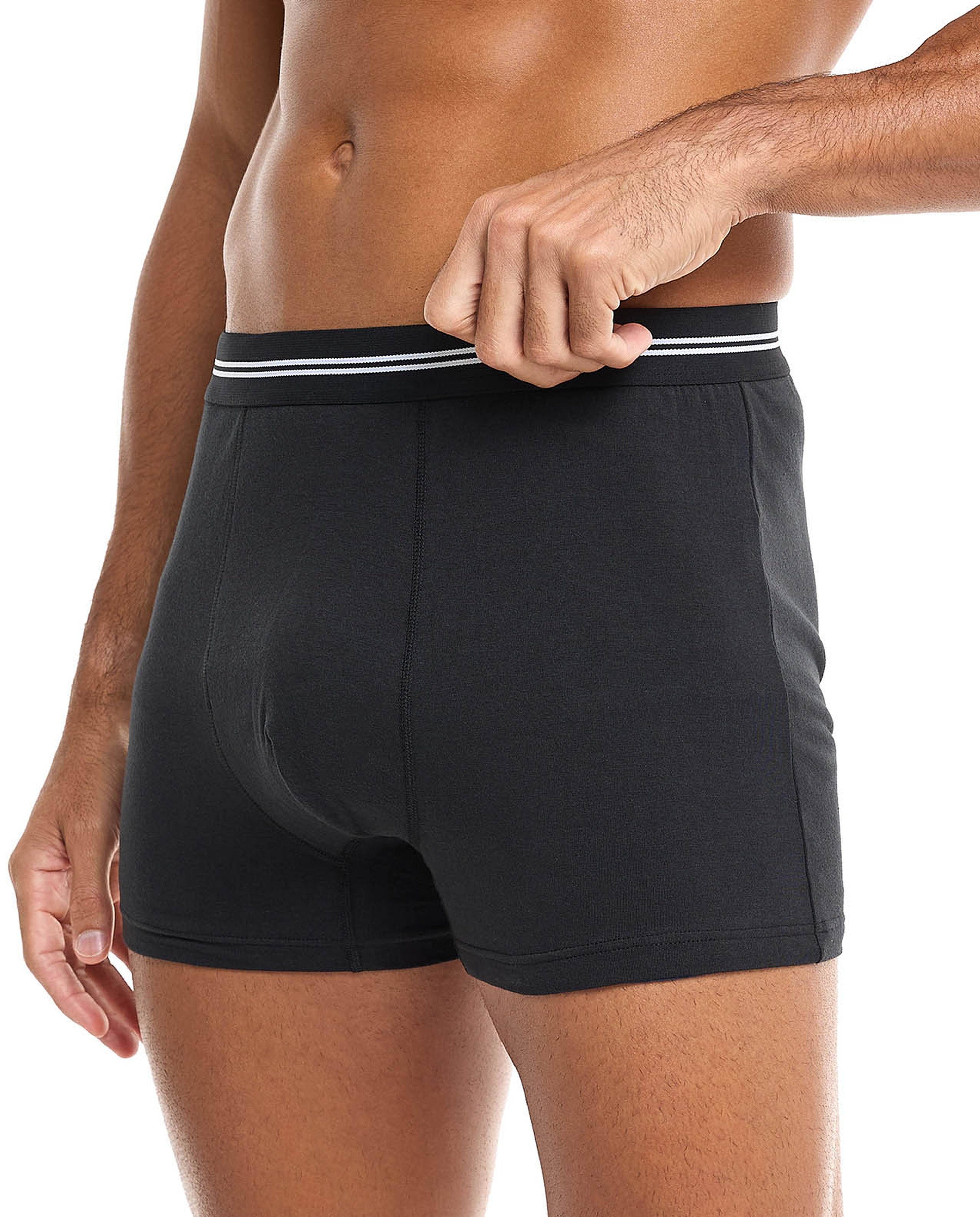 3 Pack Solid Boxer Briefs