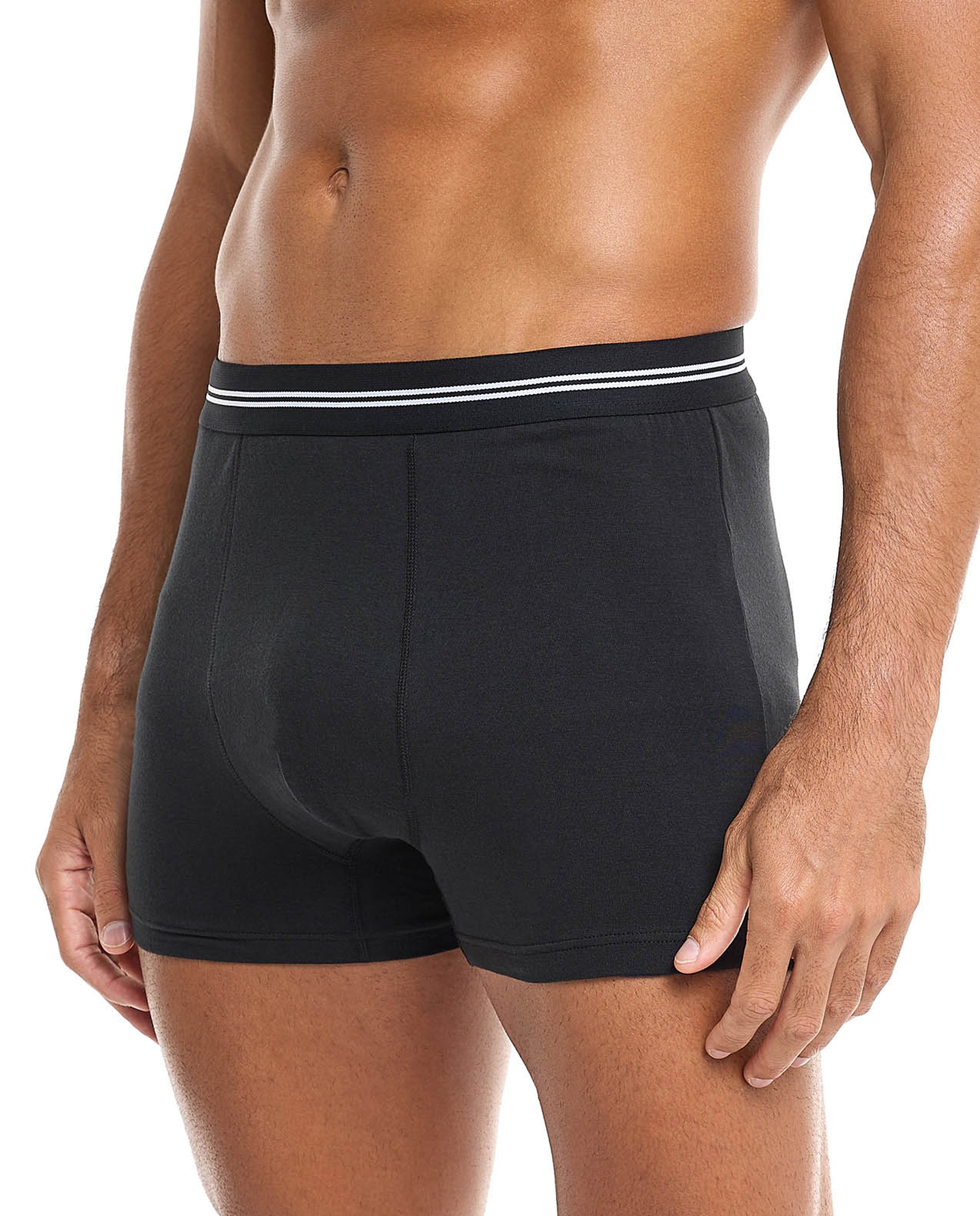 3 Pack Solid Boxer Briefs