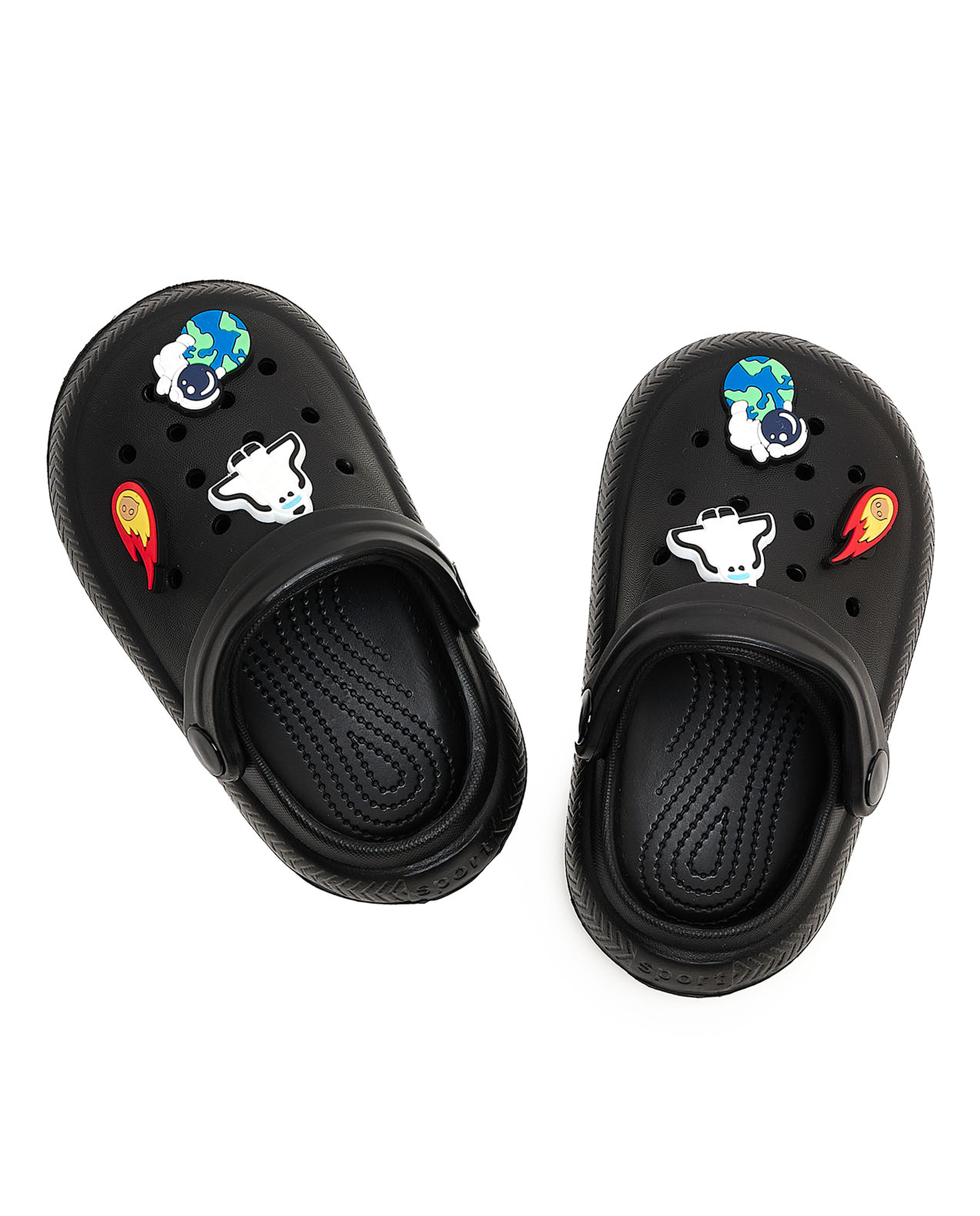 Slingback Clogs with Charm