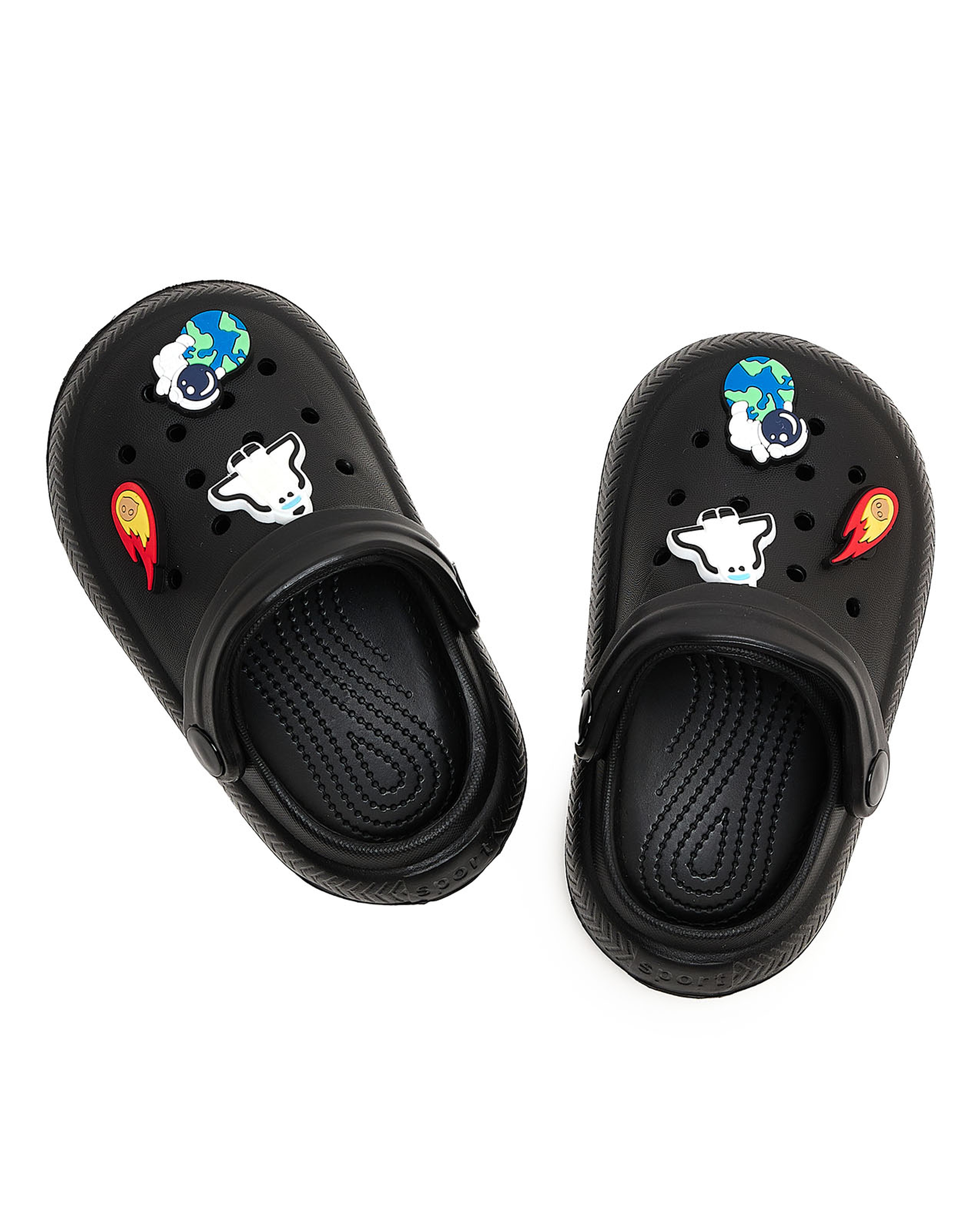 Slingback Clogs with Charm