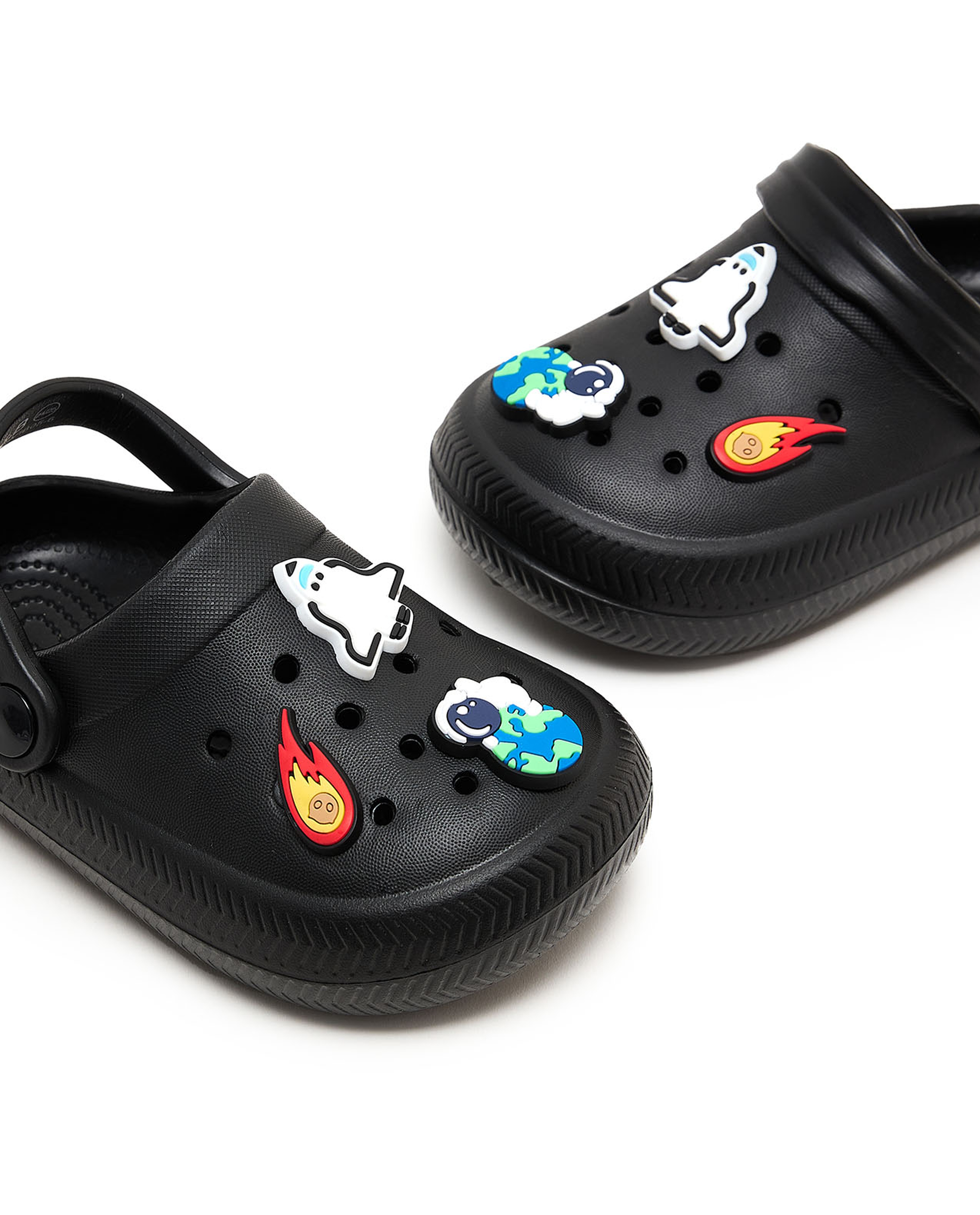 Slingback Clogs with Charm