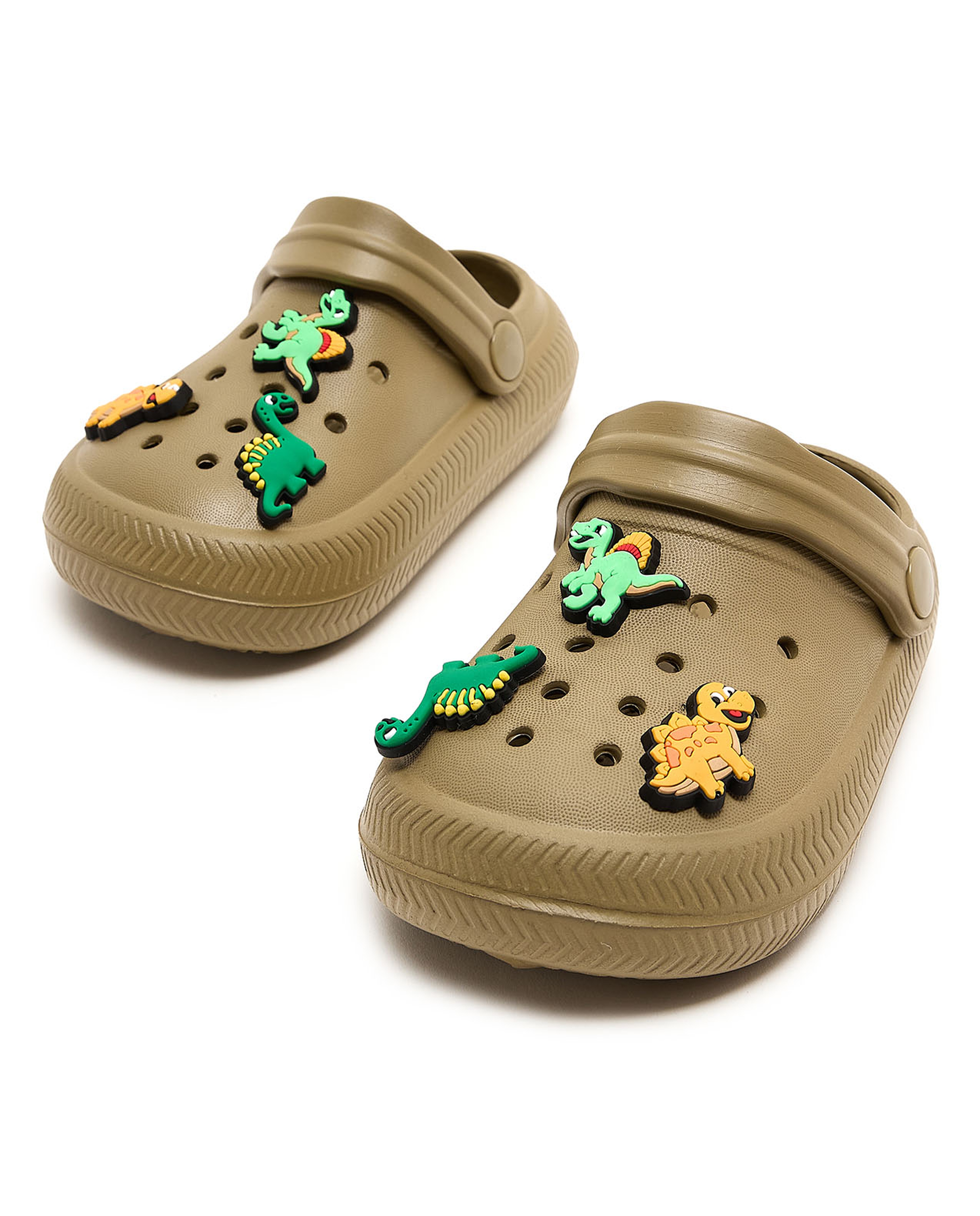 Slingback Clogs with Charm