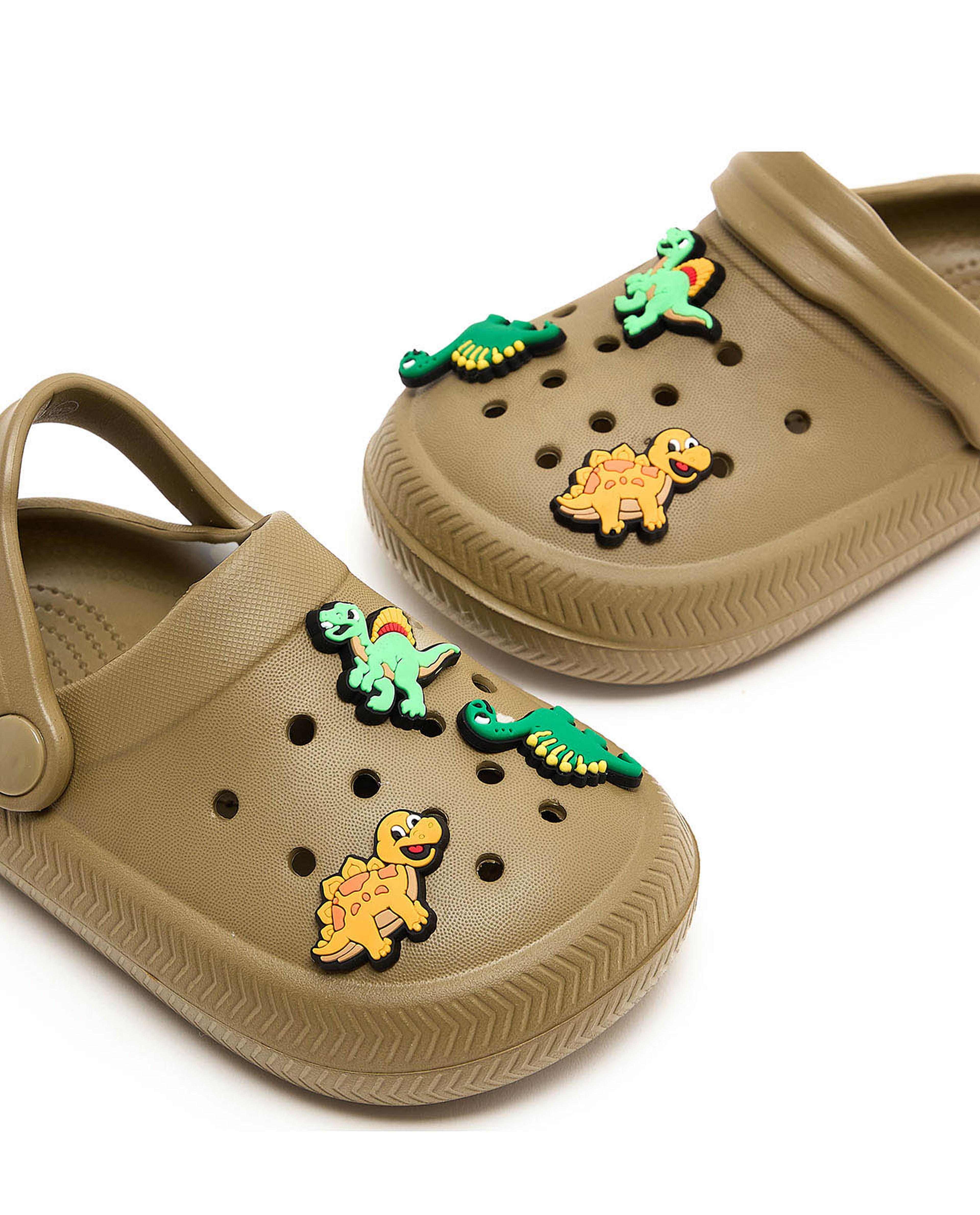 Slingback Clogs with Charm