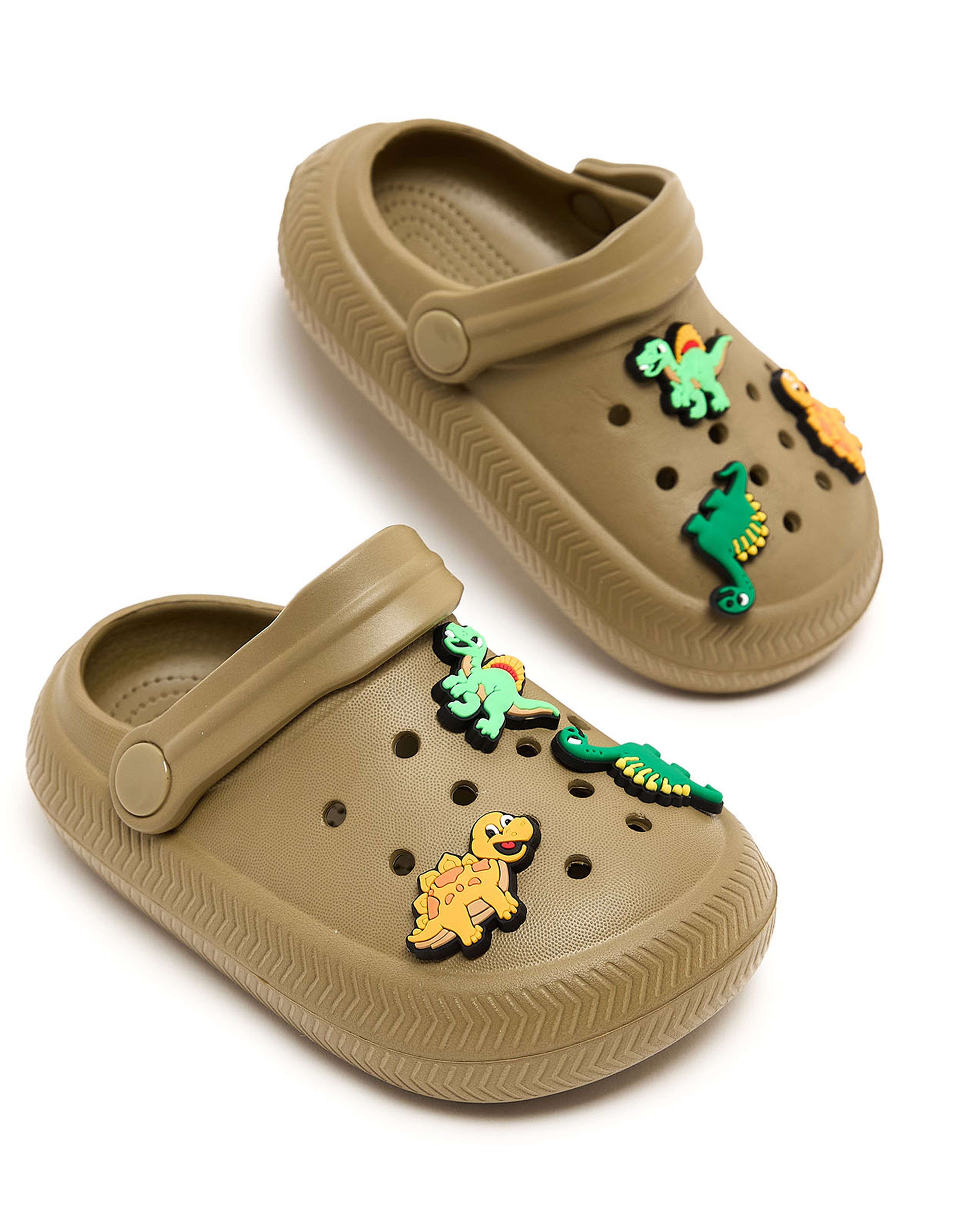 Slingback Clogs with Charm