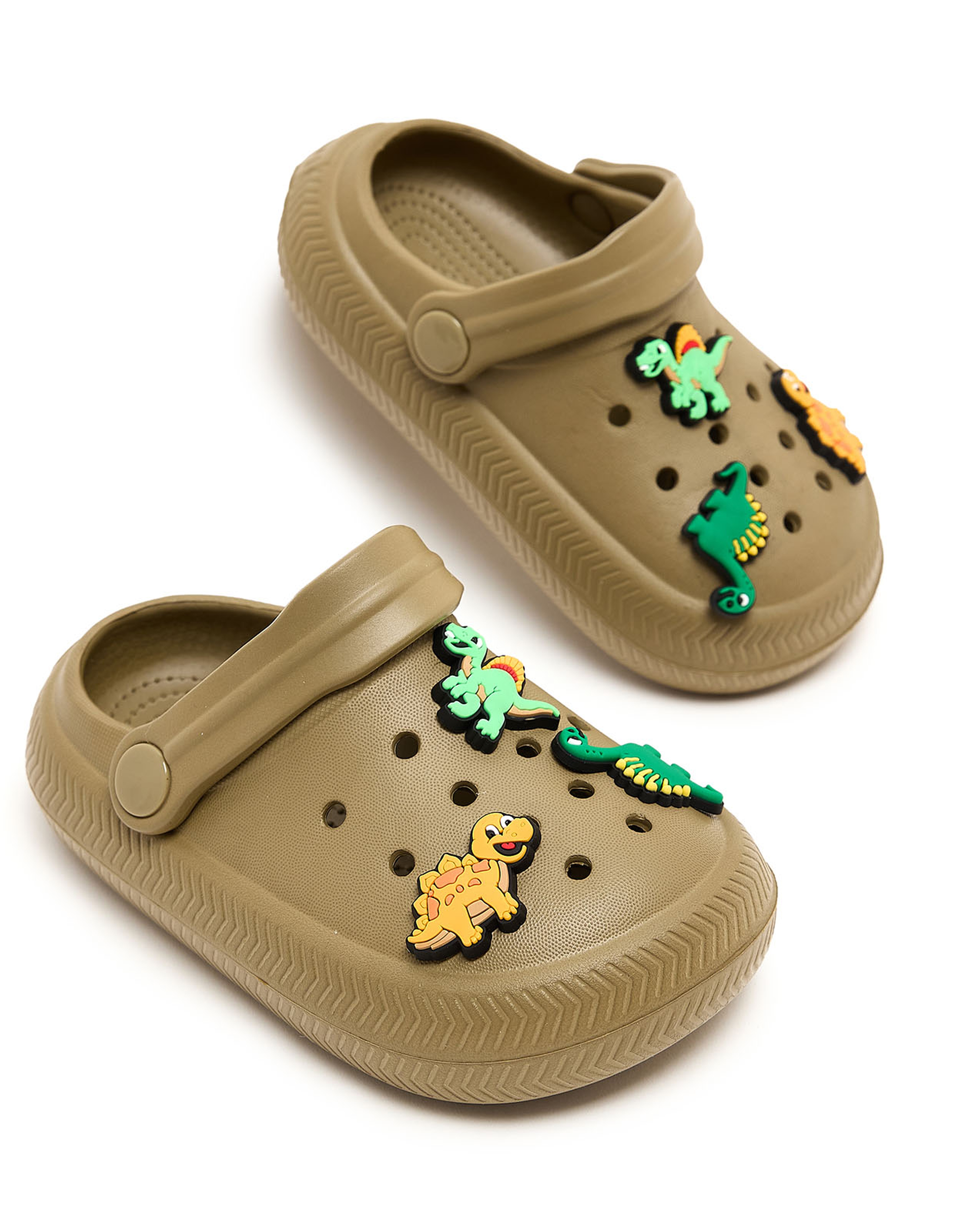 Slingback Clogs with Charm