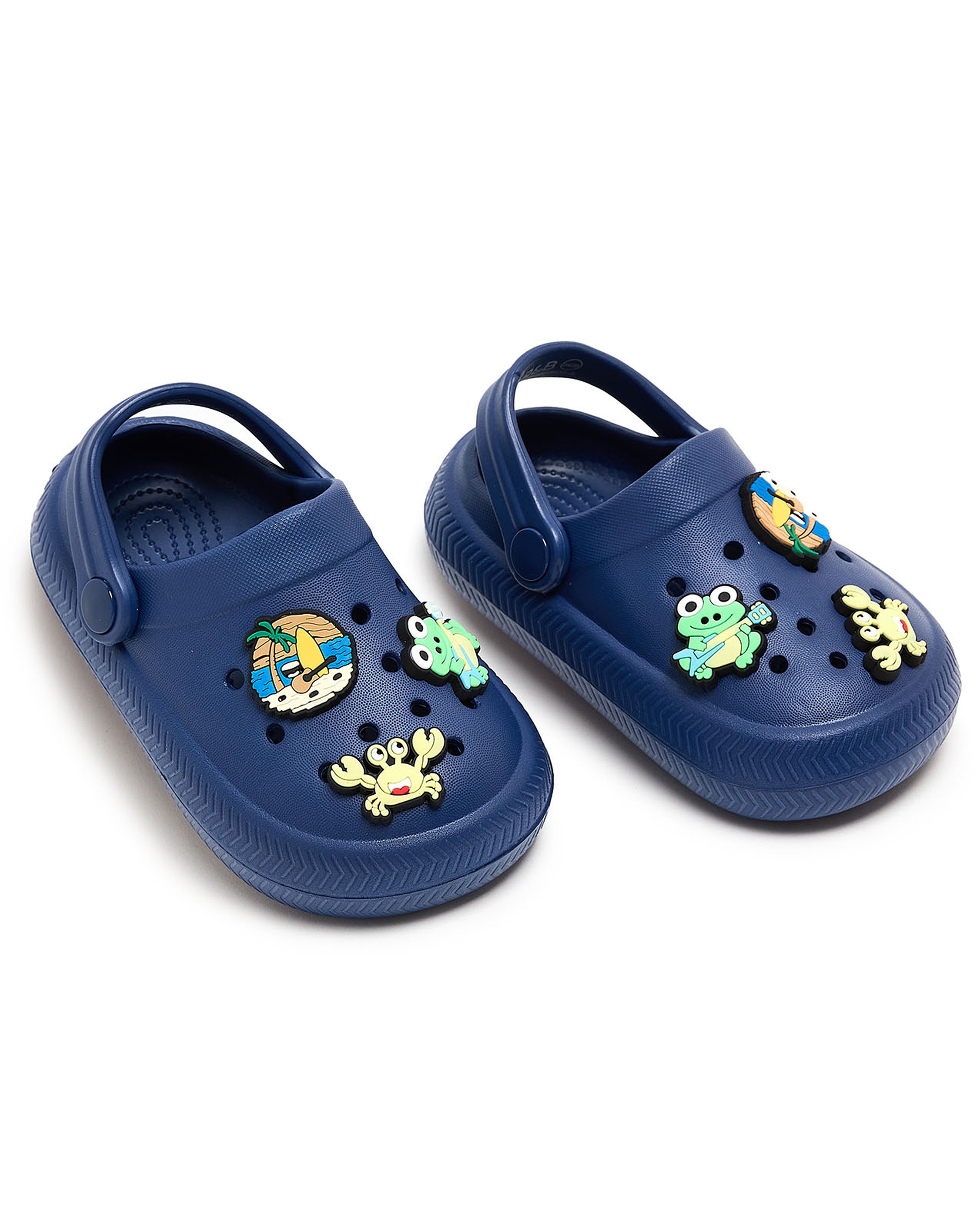 Slingback Clogs with Charm