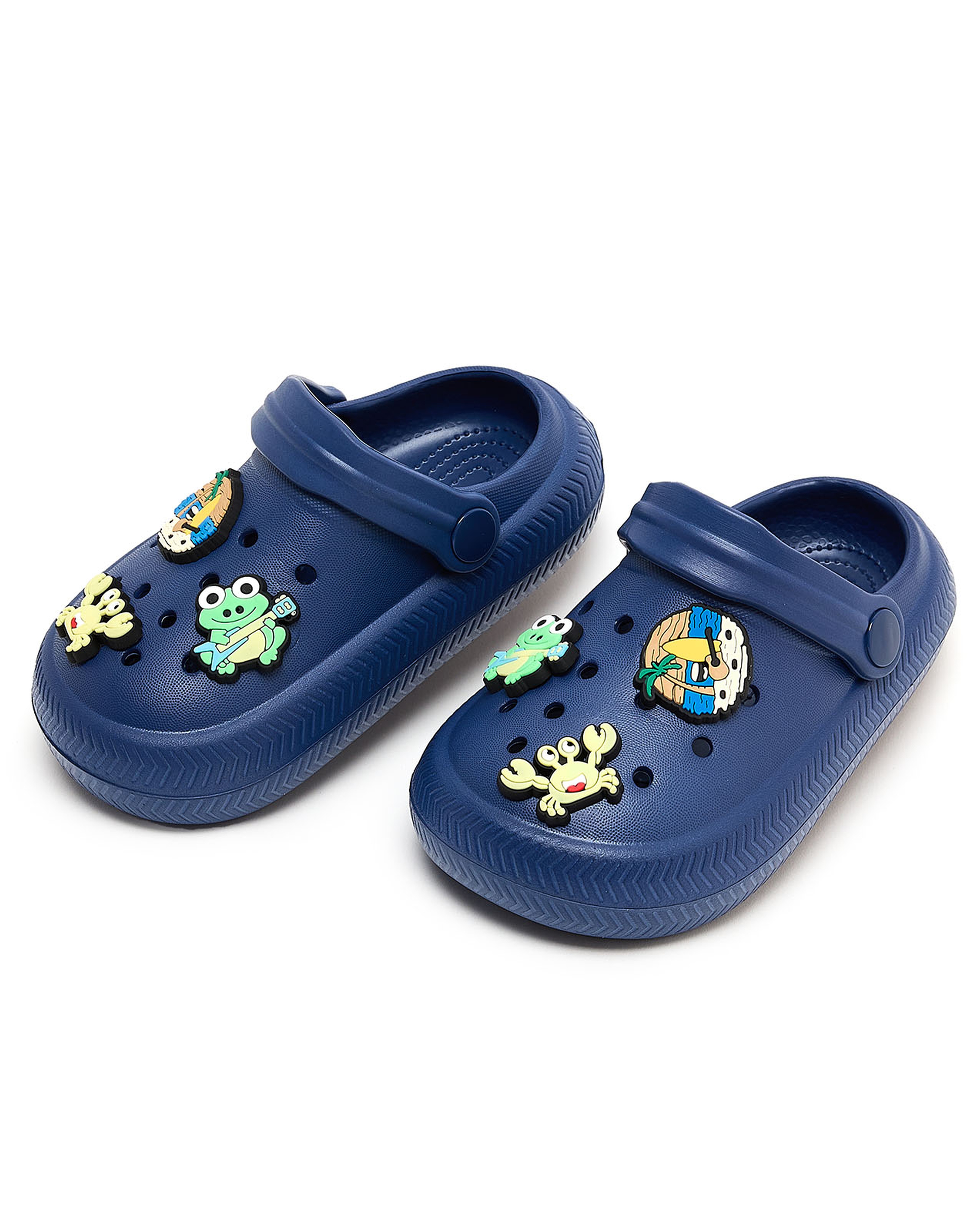 Slingback Clogs with Charm