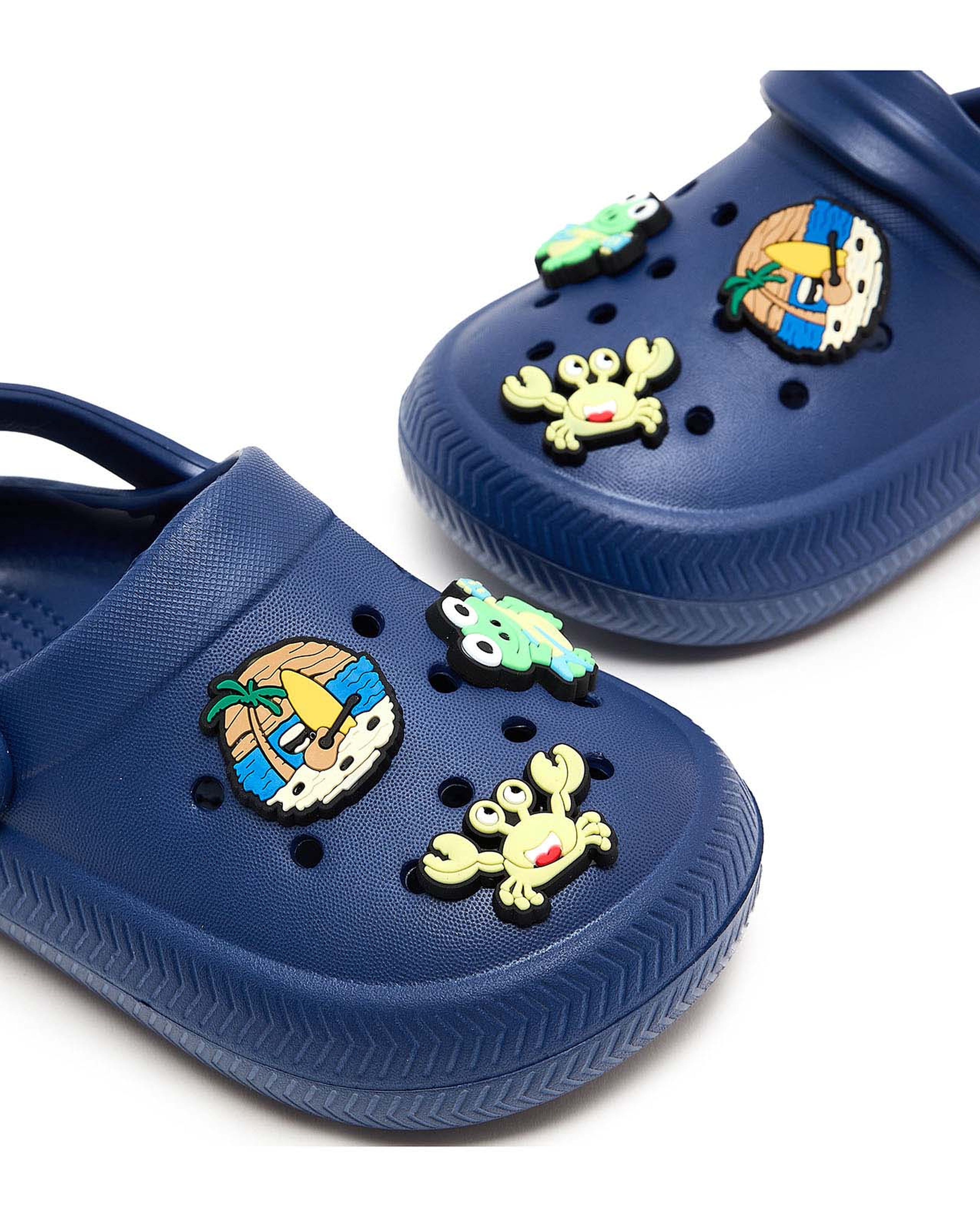 Slingback Clogs with Charm