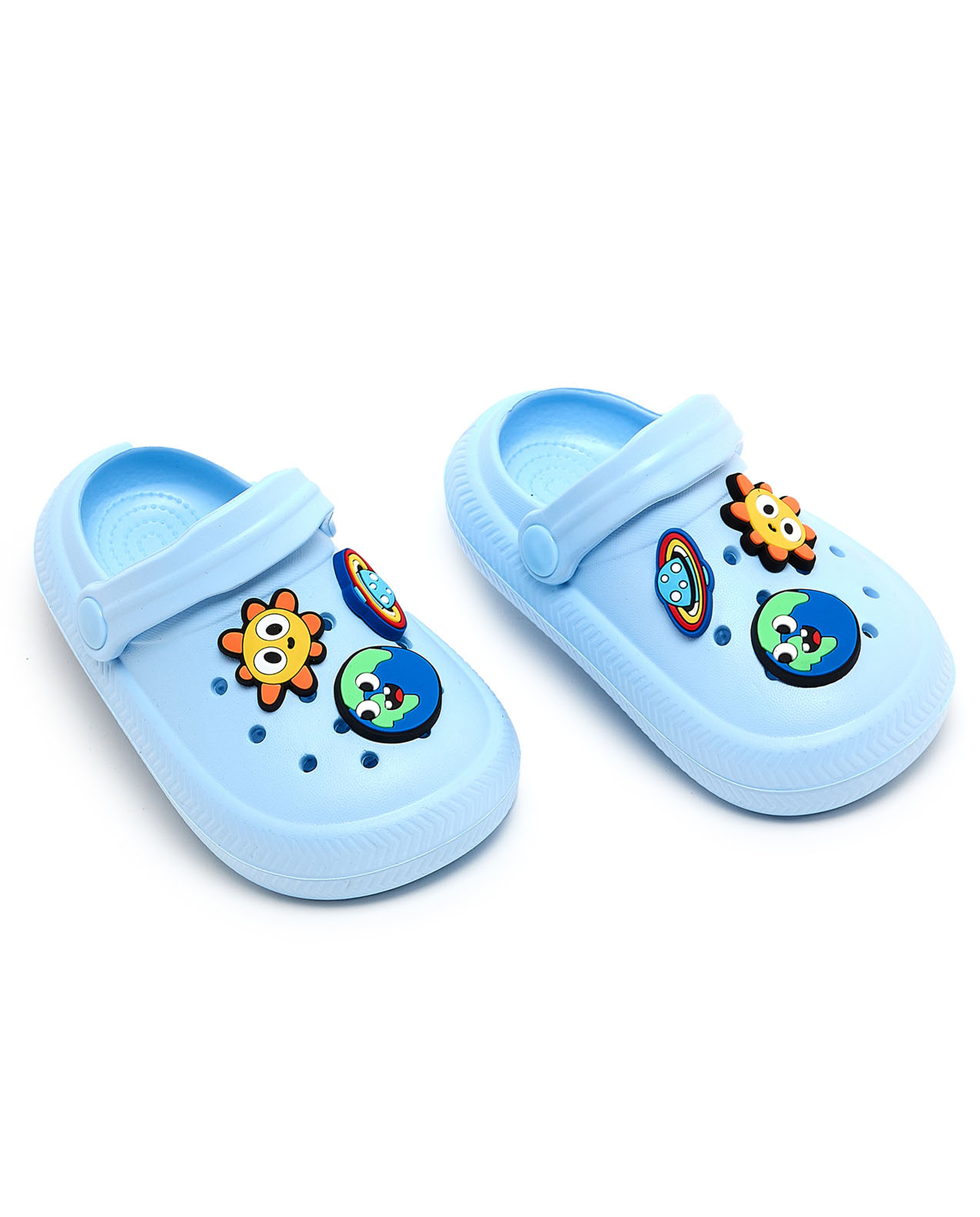 Slingback Clogs with Charm