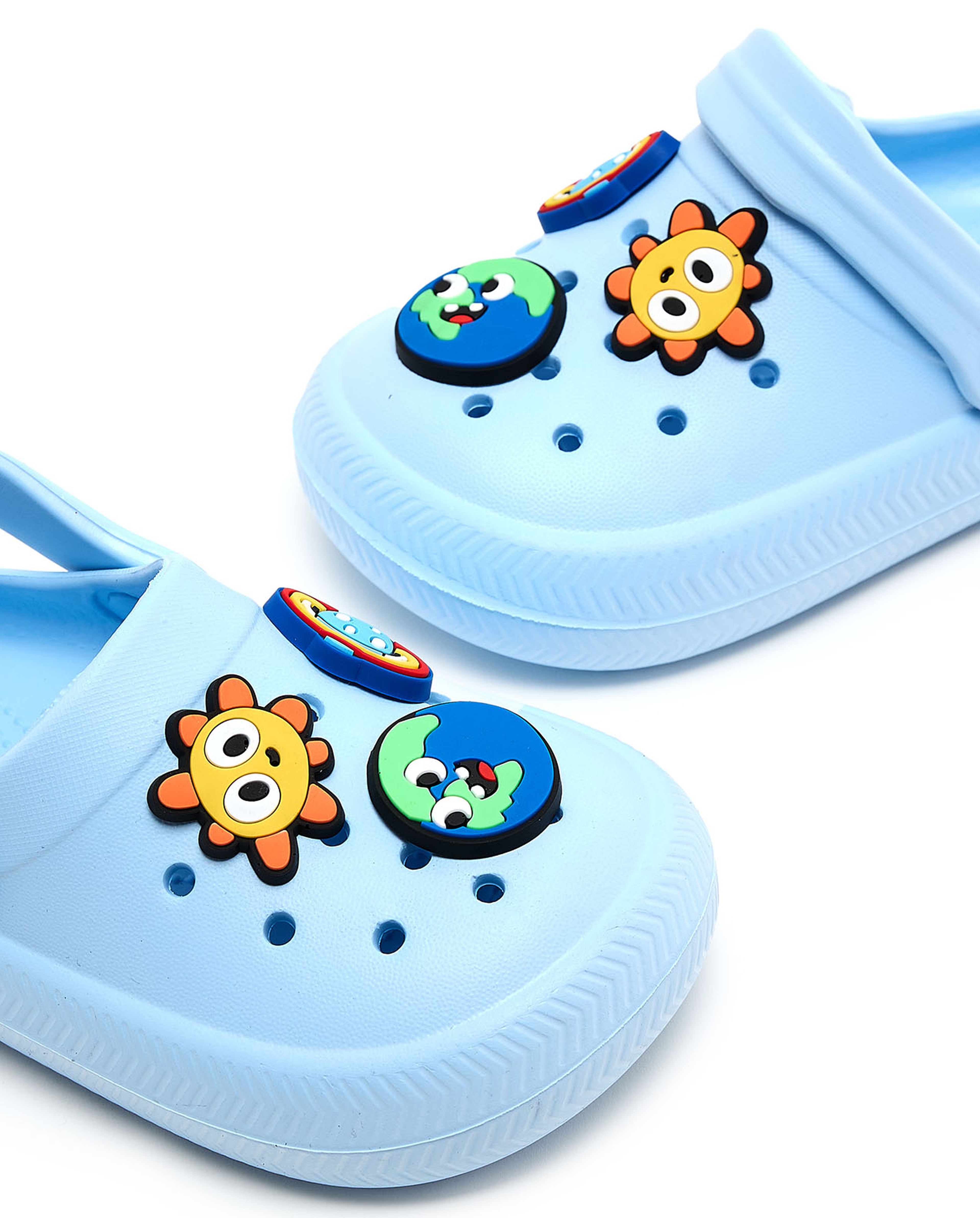 Slingback Clogs with Charm