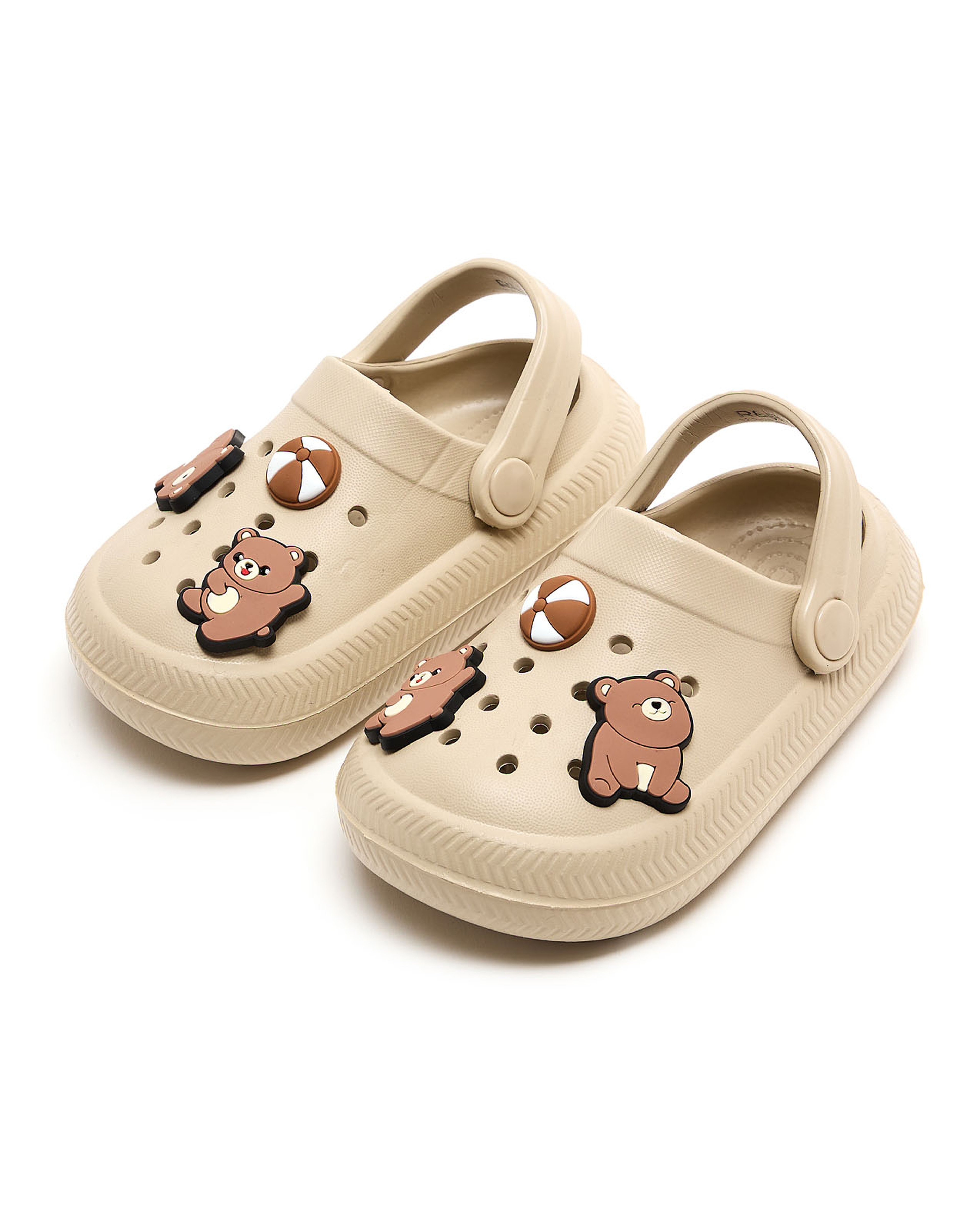 Slingback Clogs with Charm