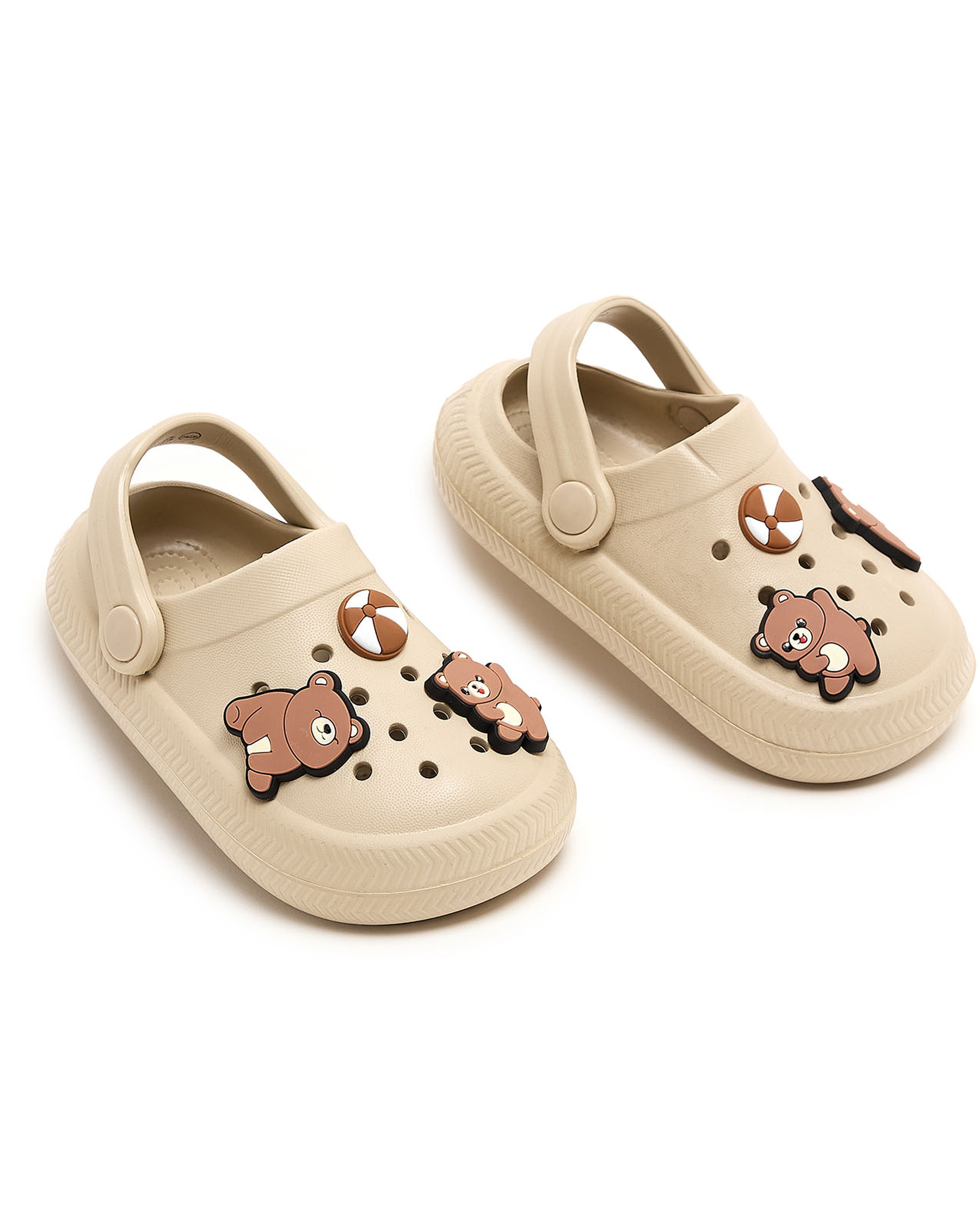 Slingback Clogs with Charm