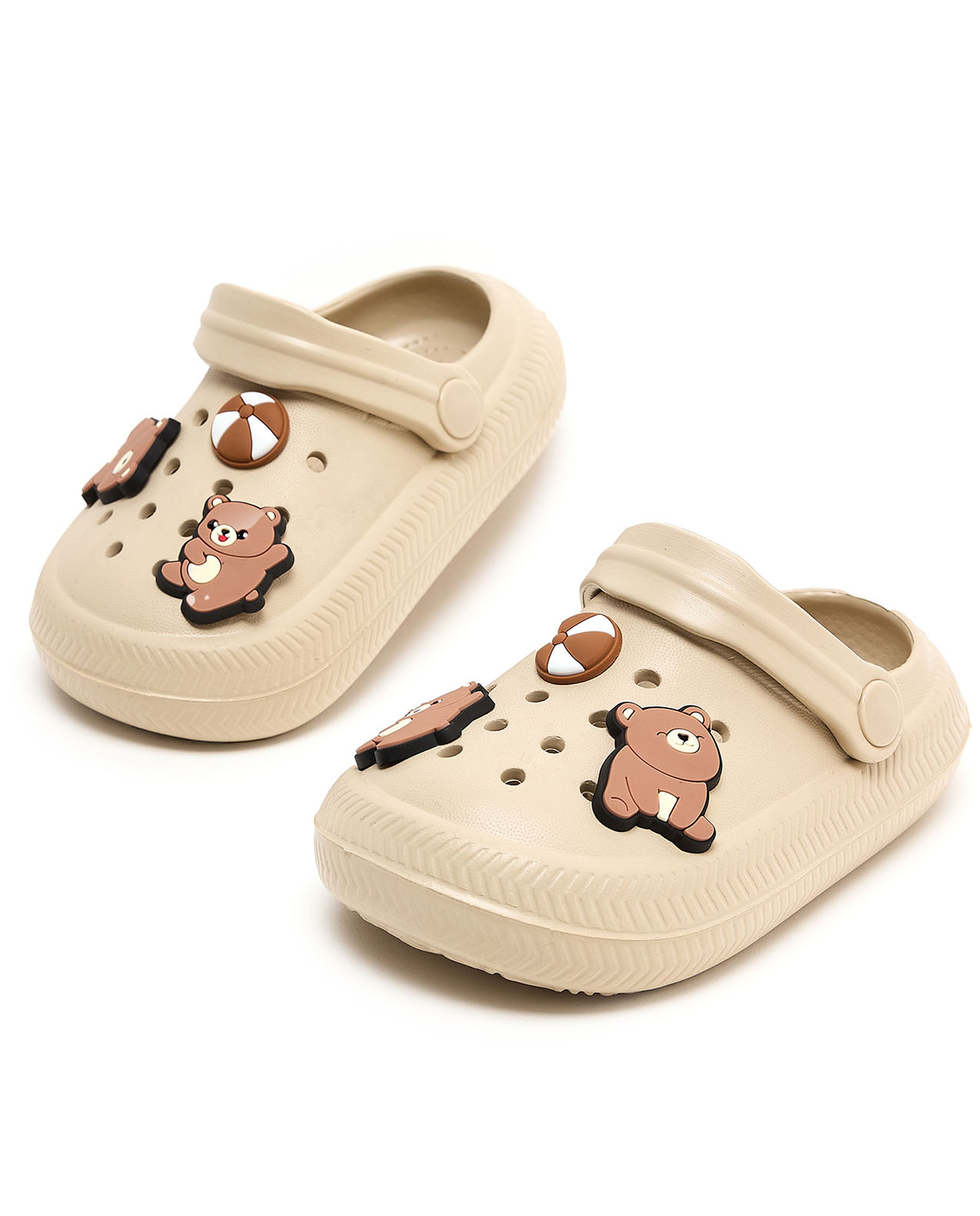 Slingback Clogs with Charm