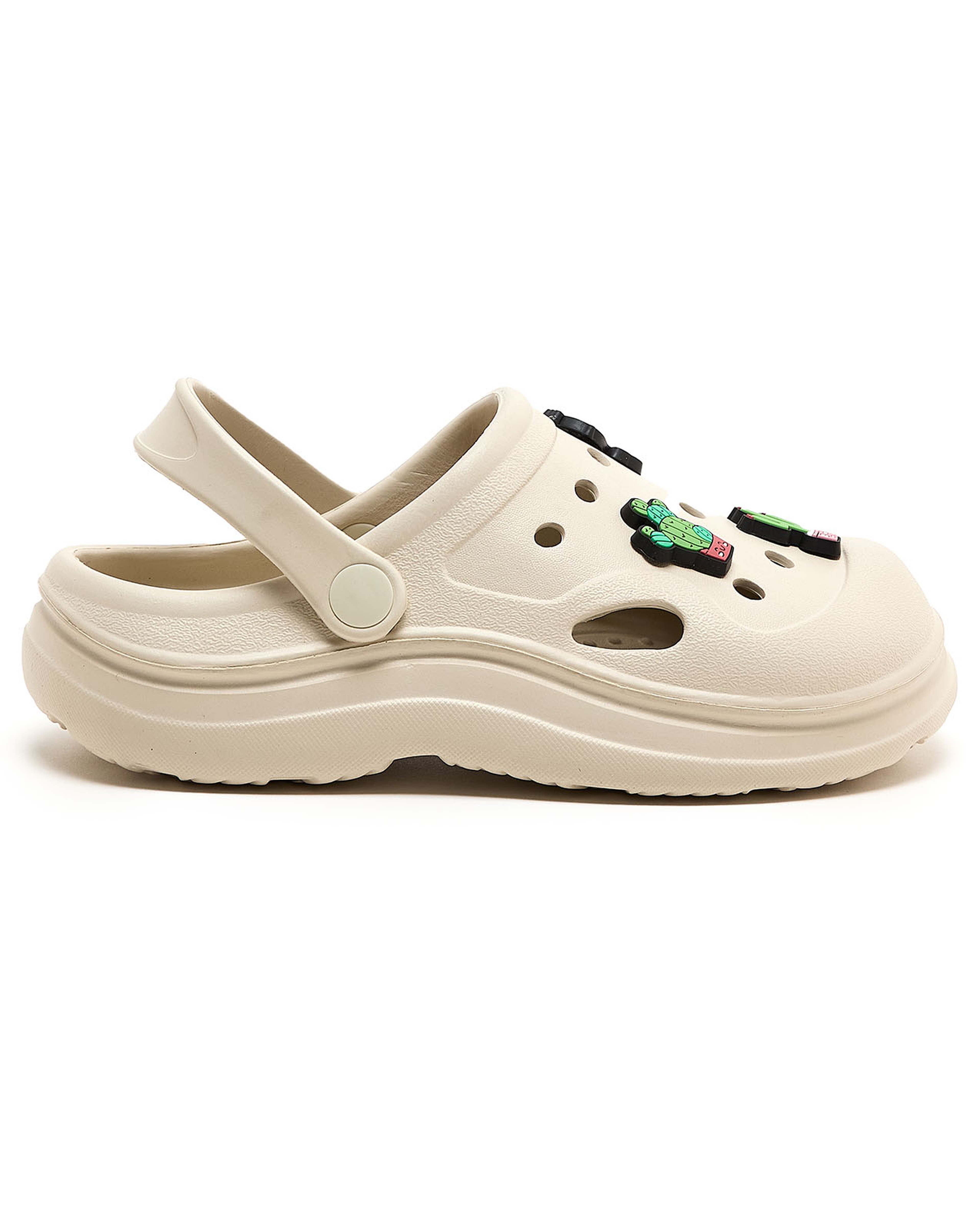 Slingback Clogs with Charm