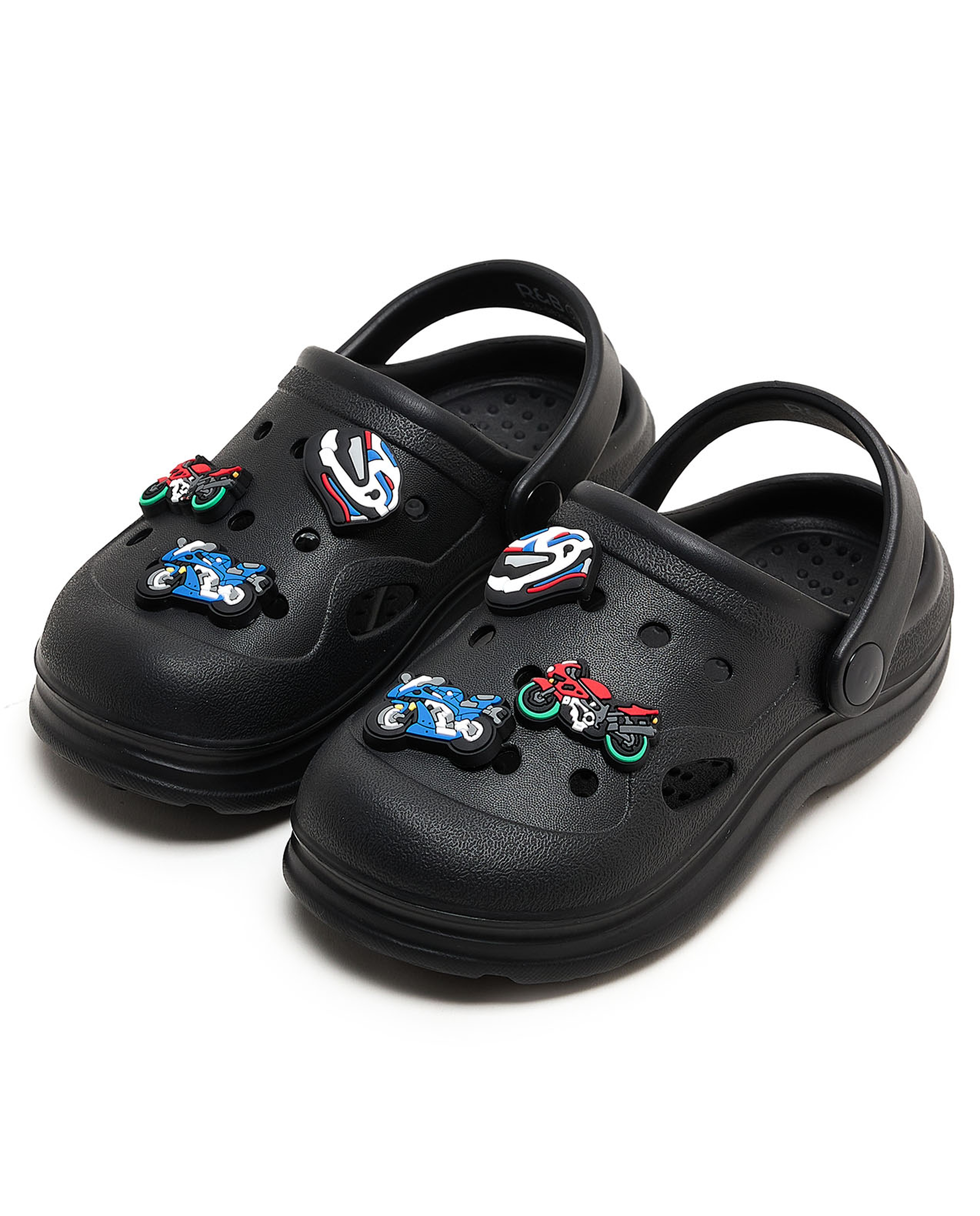 Slingback Clogs with Charm