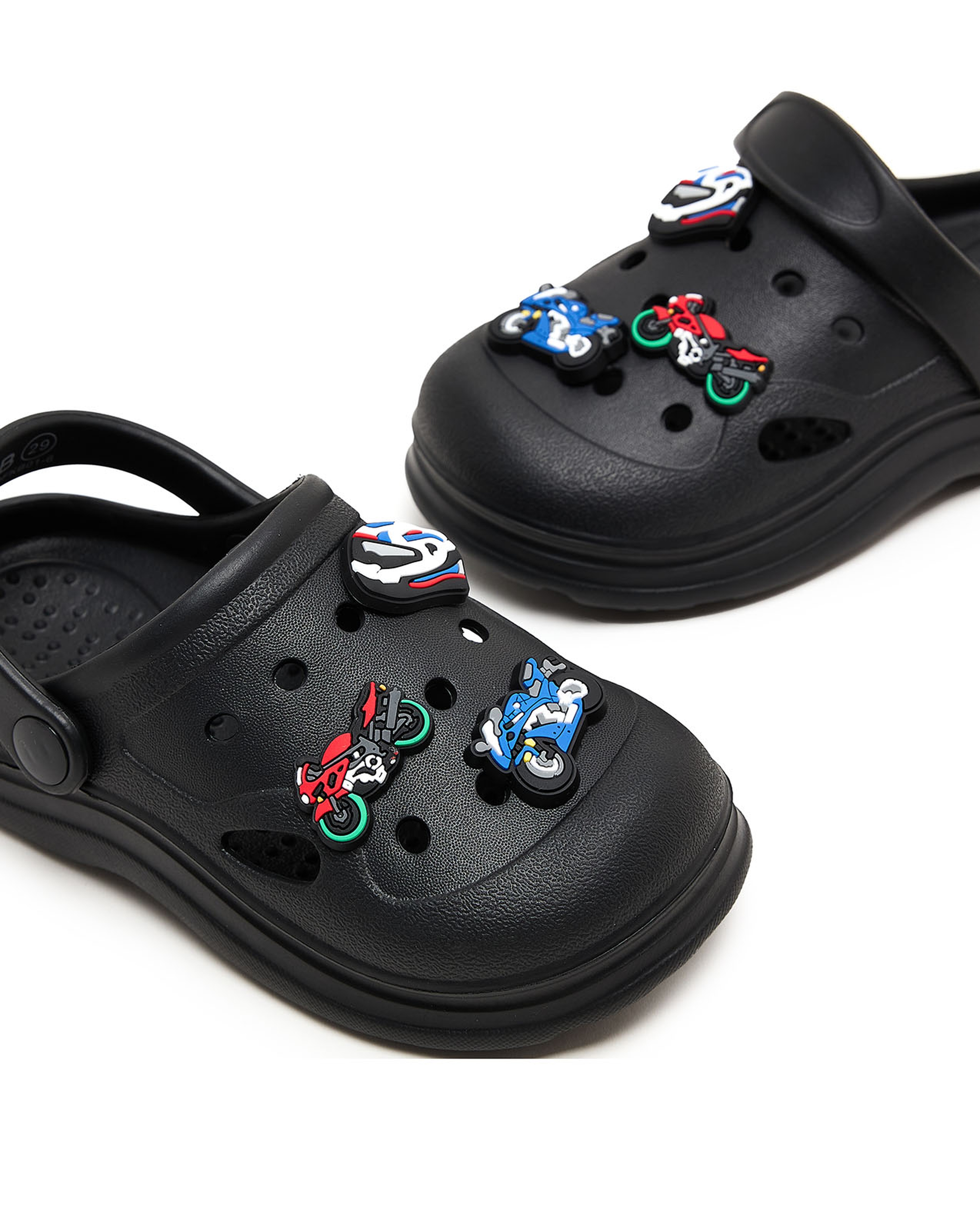 Slingback Clogs with Charm