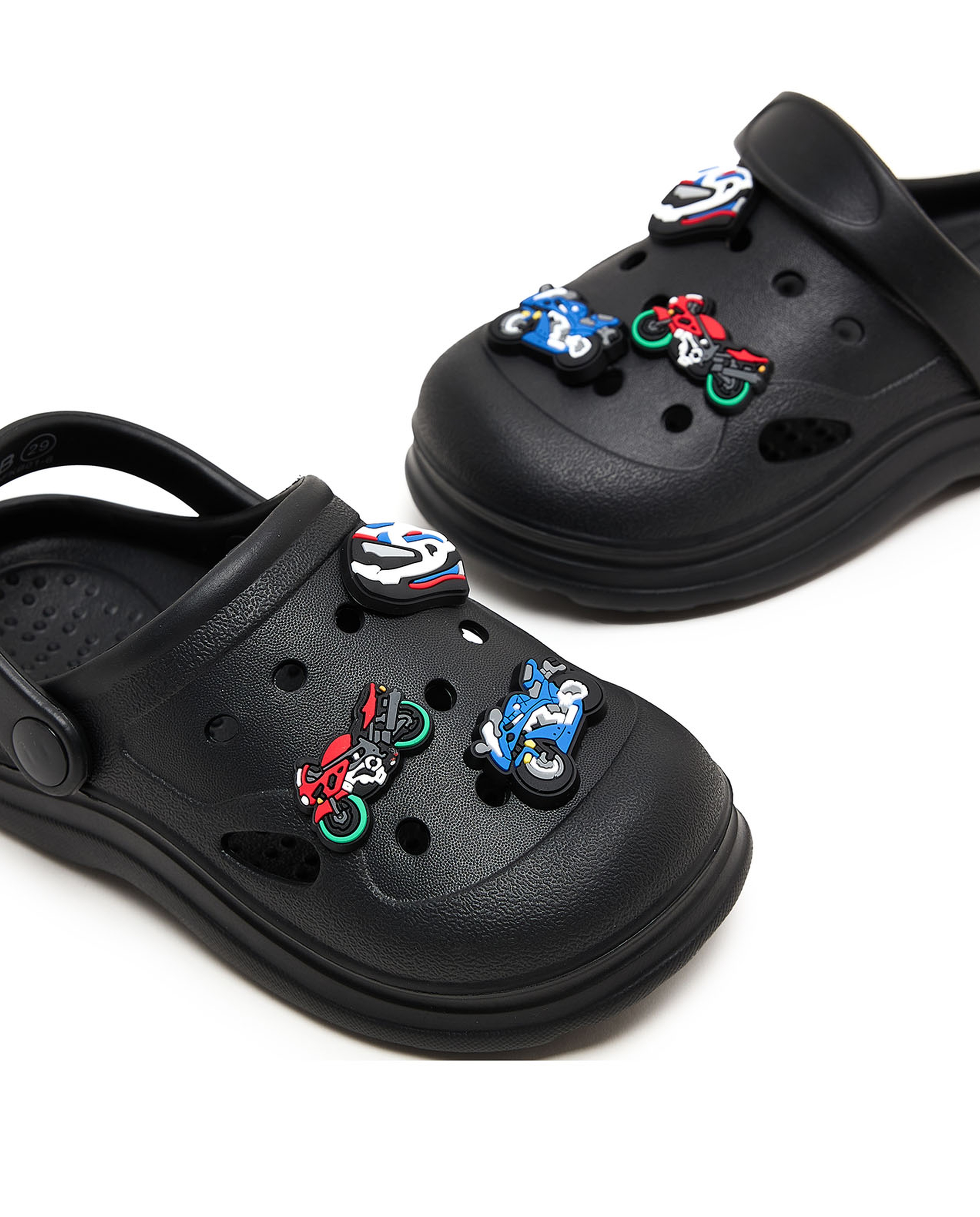 Slingback Clogs with Charm