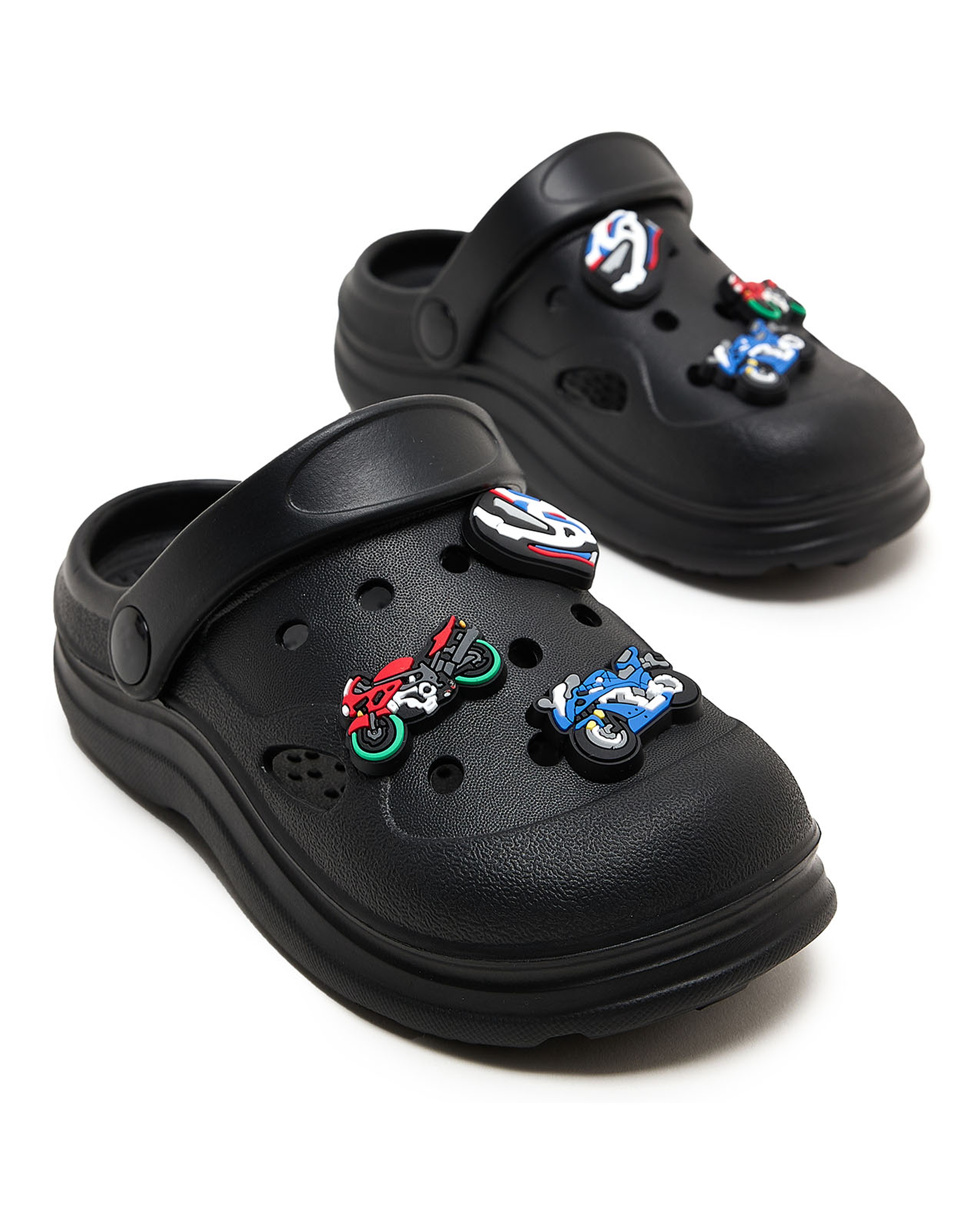 Slingback Clogs with Charm