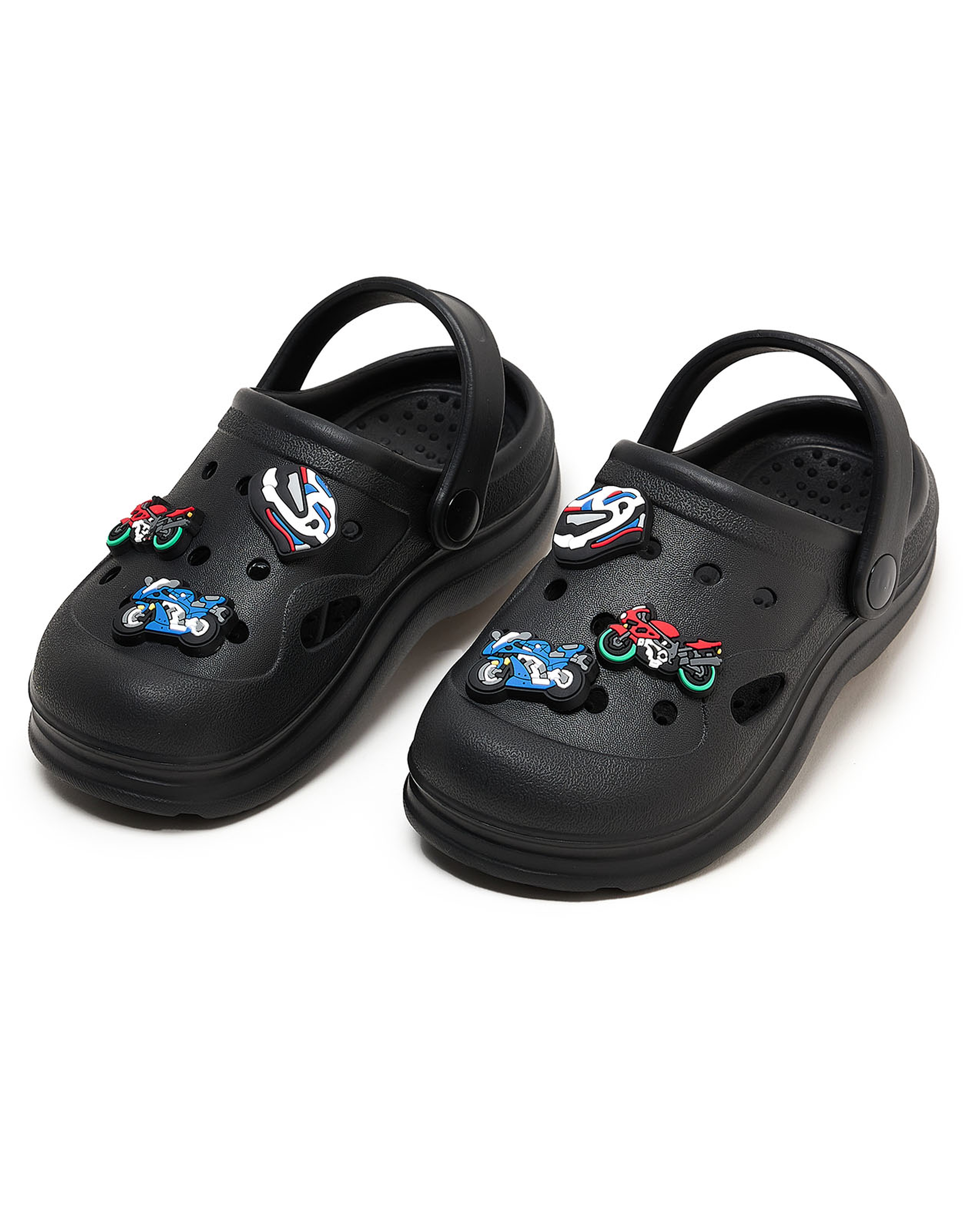 Slingback Clogs with Charm