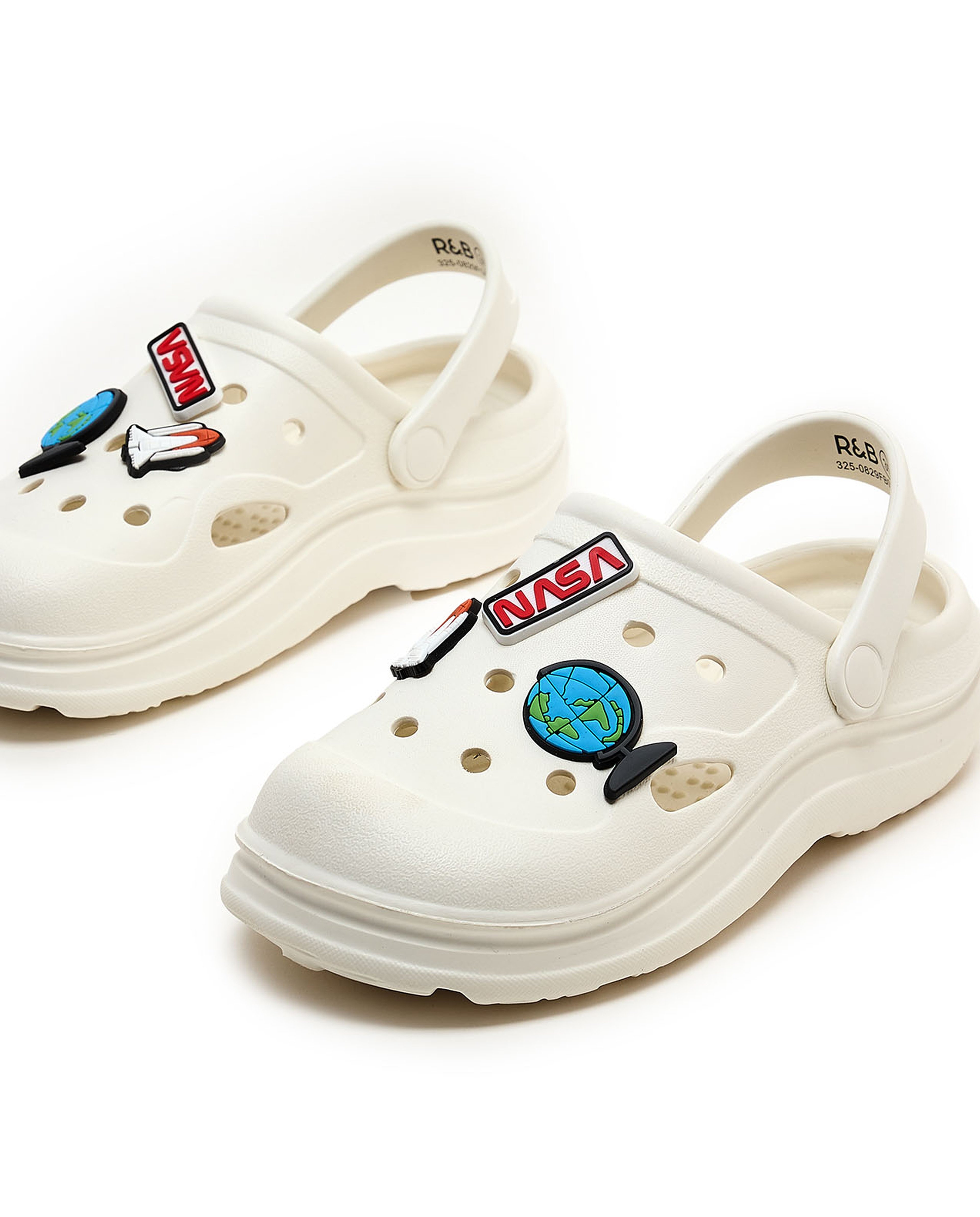 Slingback Clogs with Charm